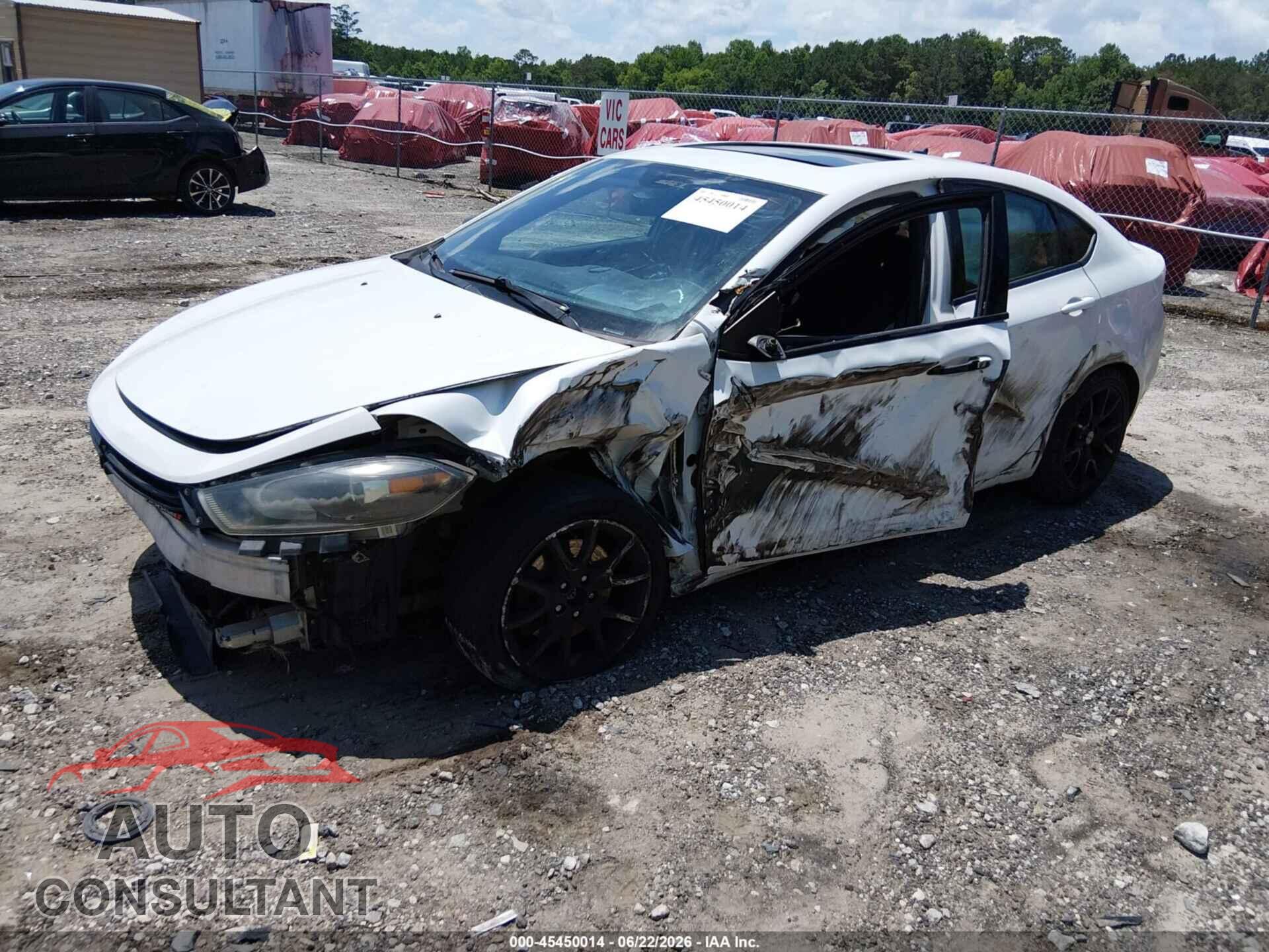 DODGE DART 2014 - 1C3CDFBB2ED907257
