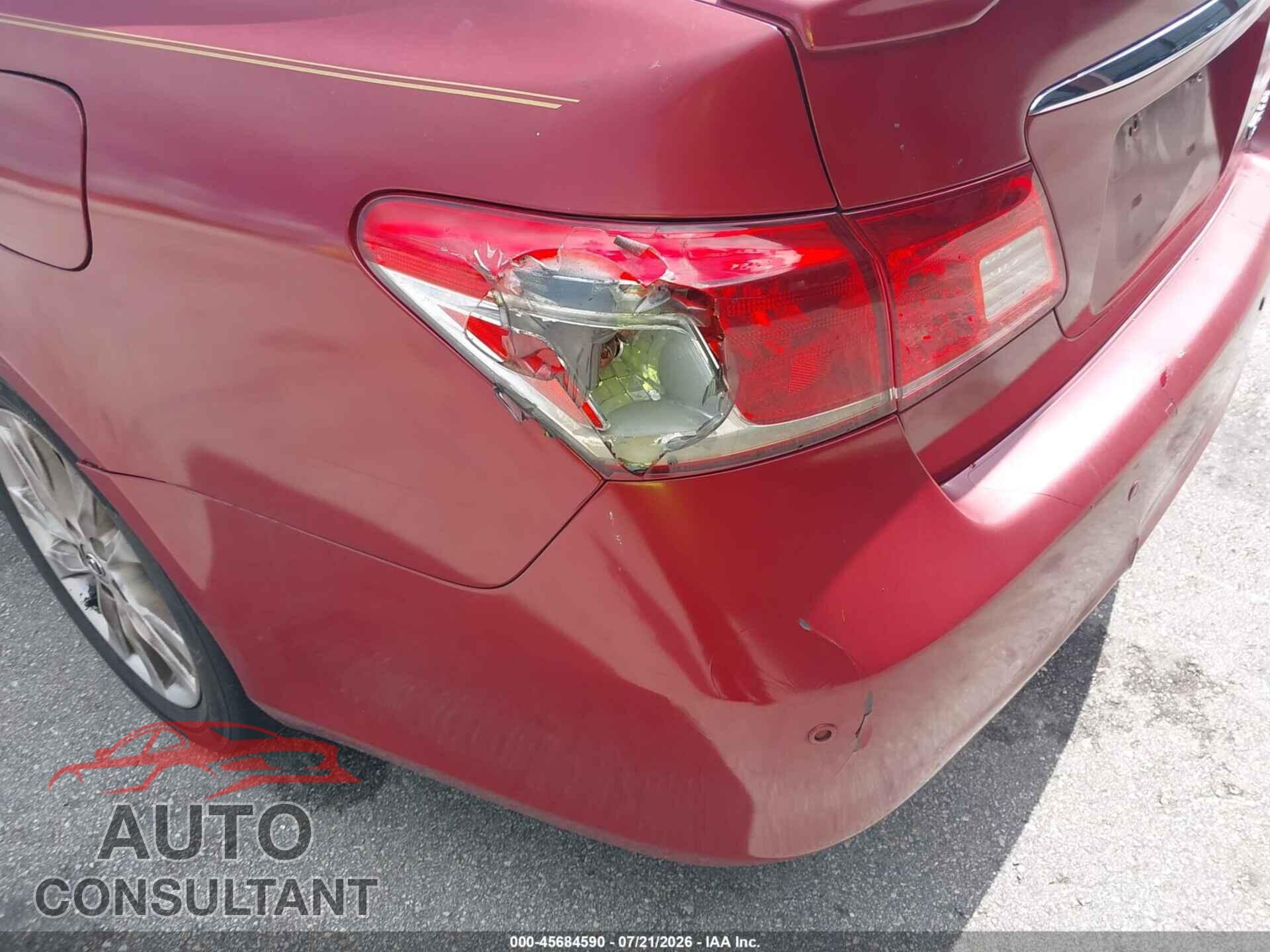 LEXUS ES 350 2011 - JTHBK1EG9B2422272