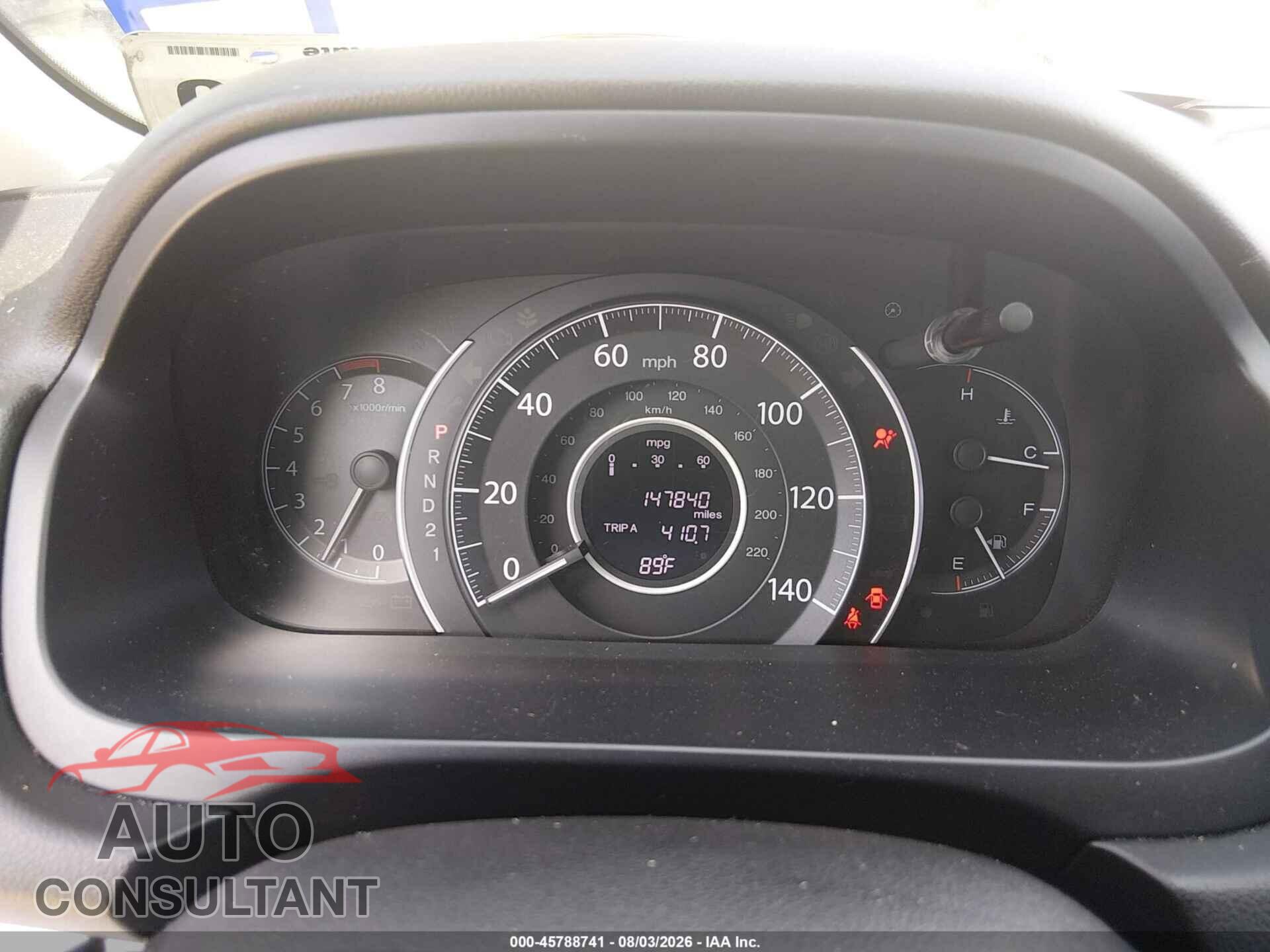 HONDA CR-V 2012 - JHLRM3H59CC007922