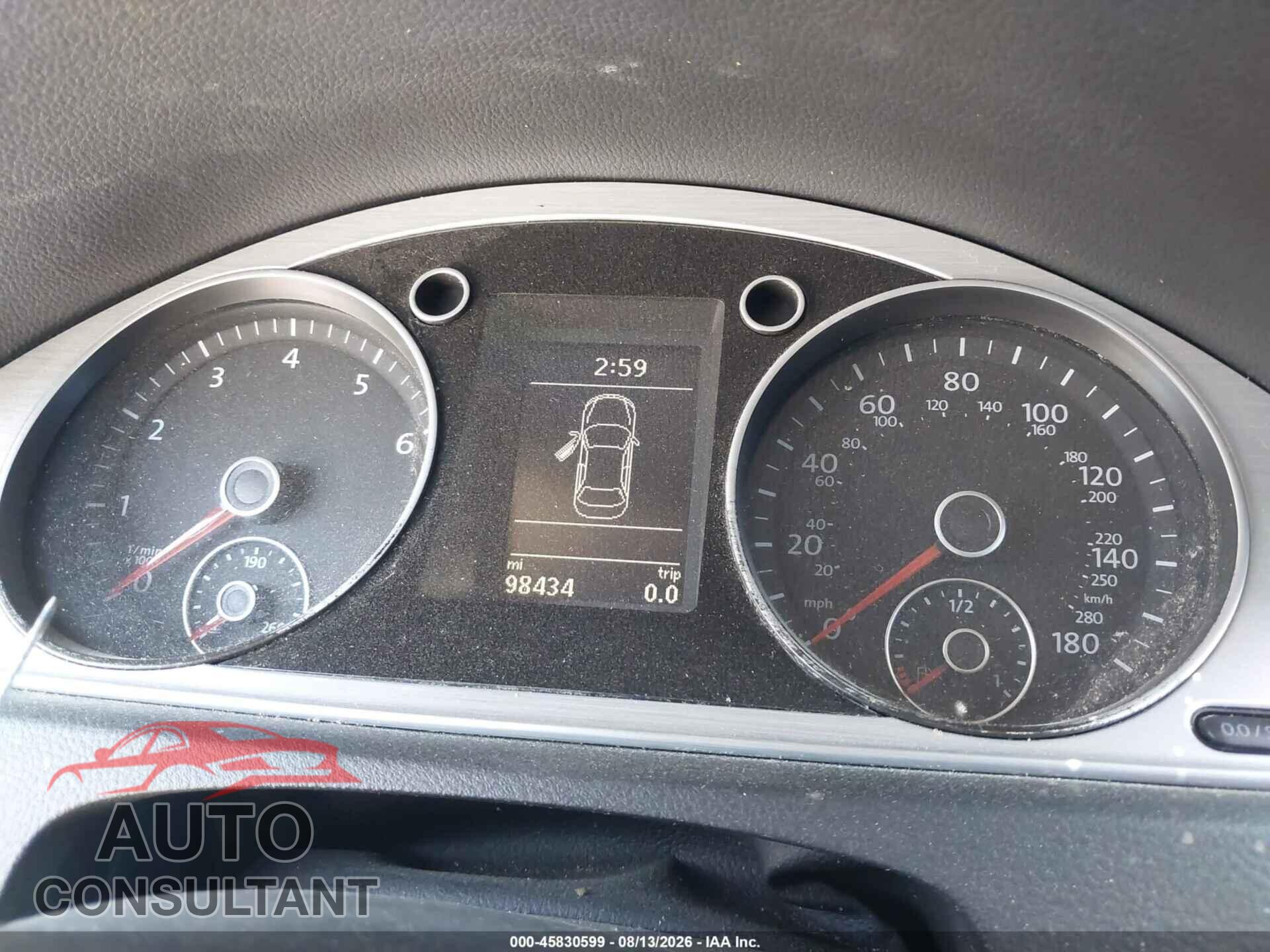 VOLKSWAGEN CC 2014 - WVWAP7AN2EE535733