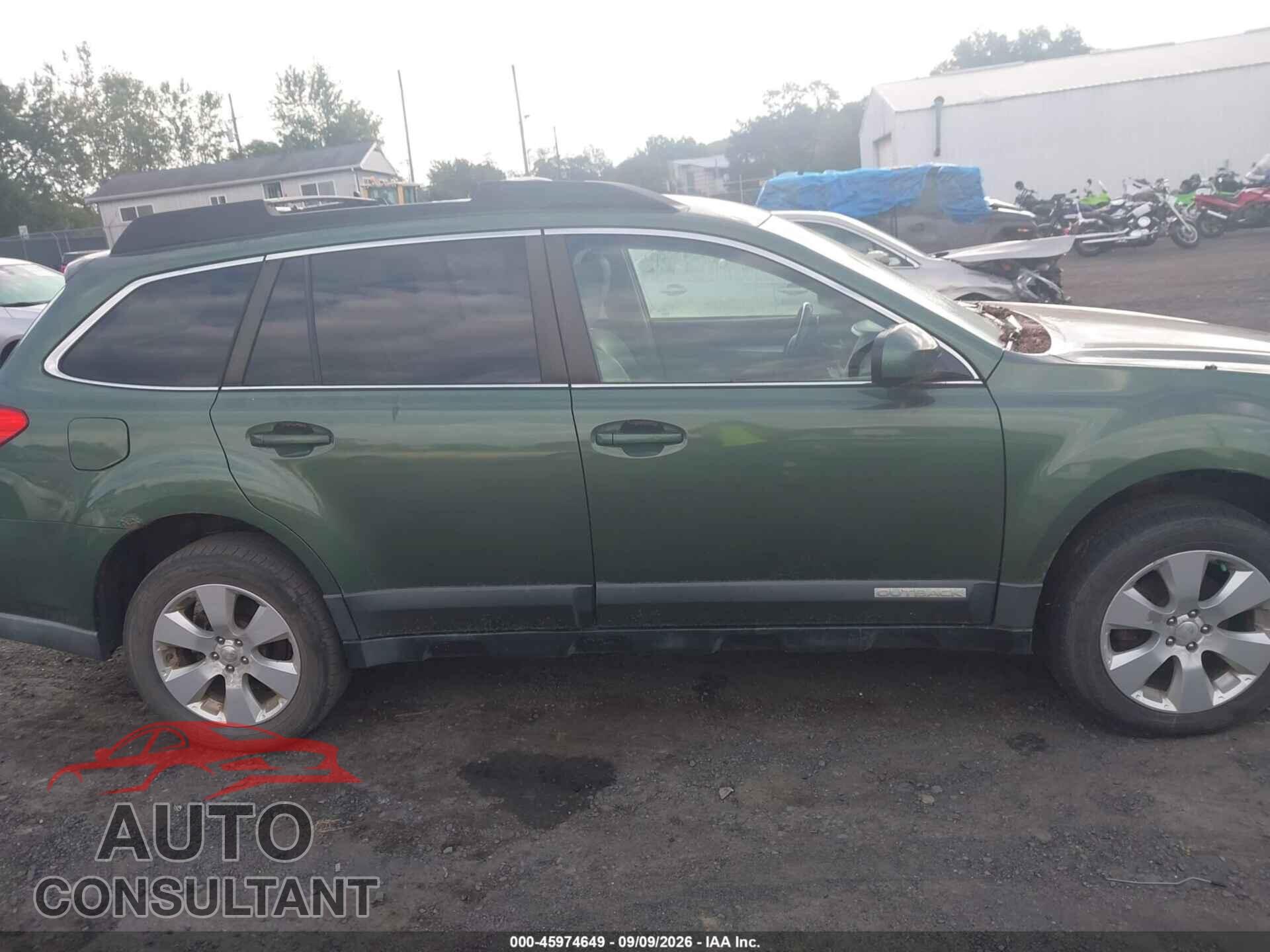SUBARU OUTBACK 2010 - 4S4BRBCC1A3383488
