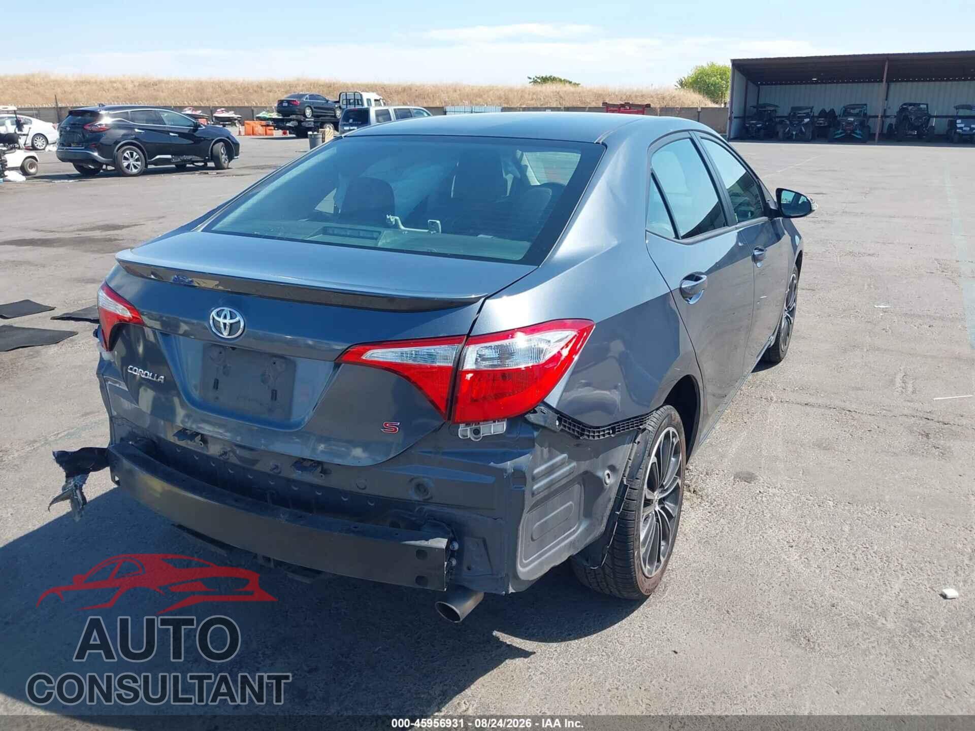 TOYOTA COROLLA 2015 - 5YFBURHE7FP342402