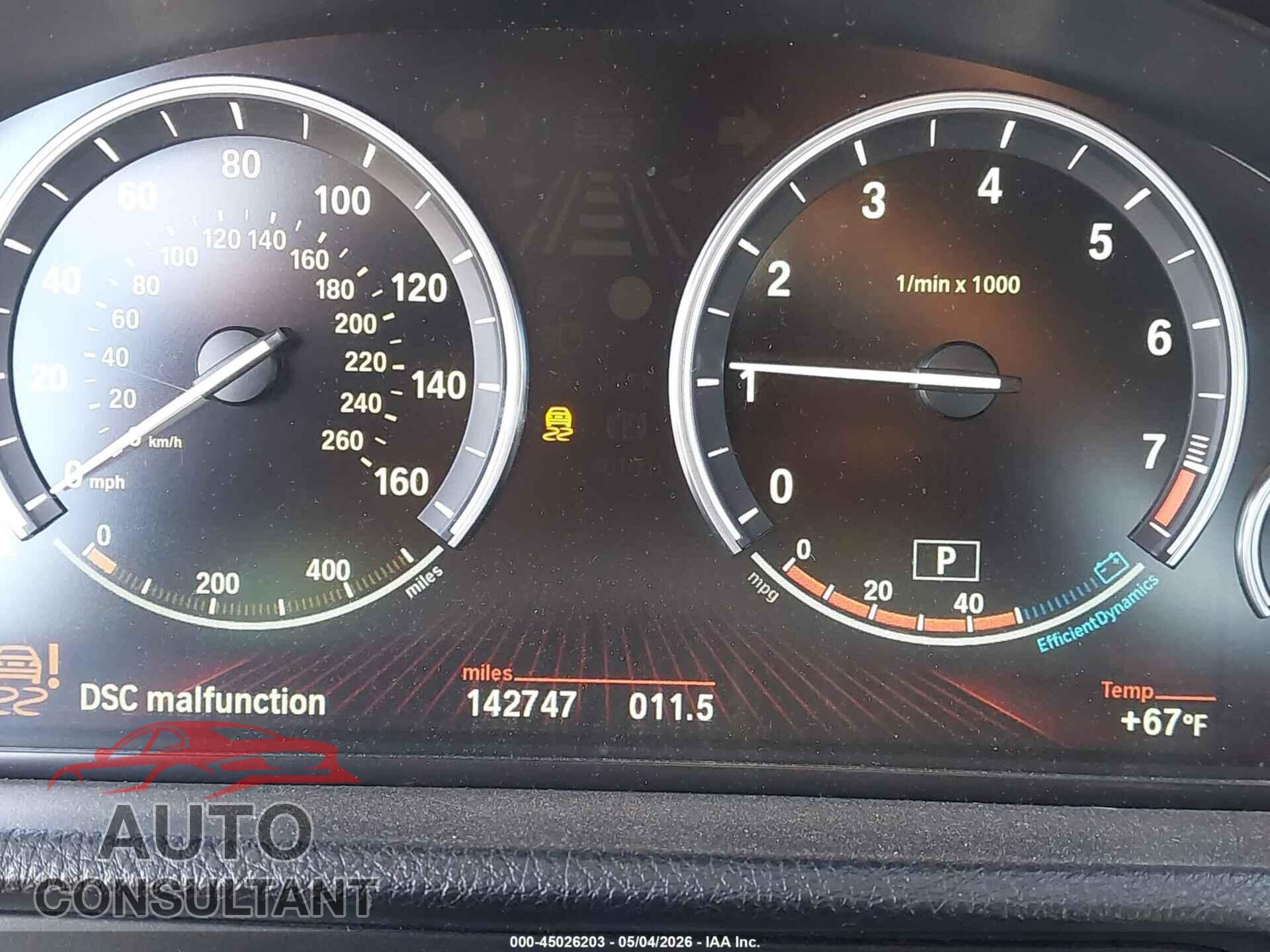 BMW 535I GRAN TURISMO 2010 - WBASN2C58AC200926