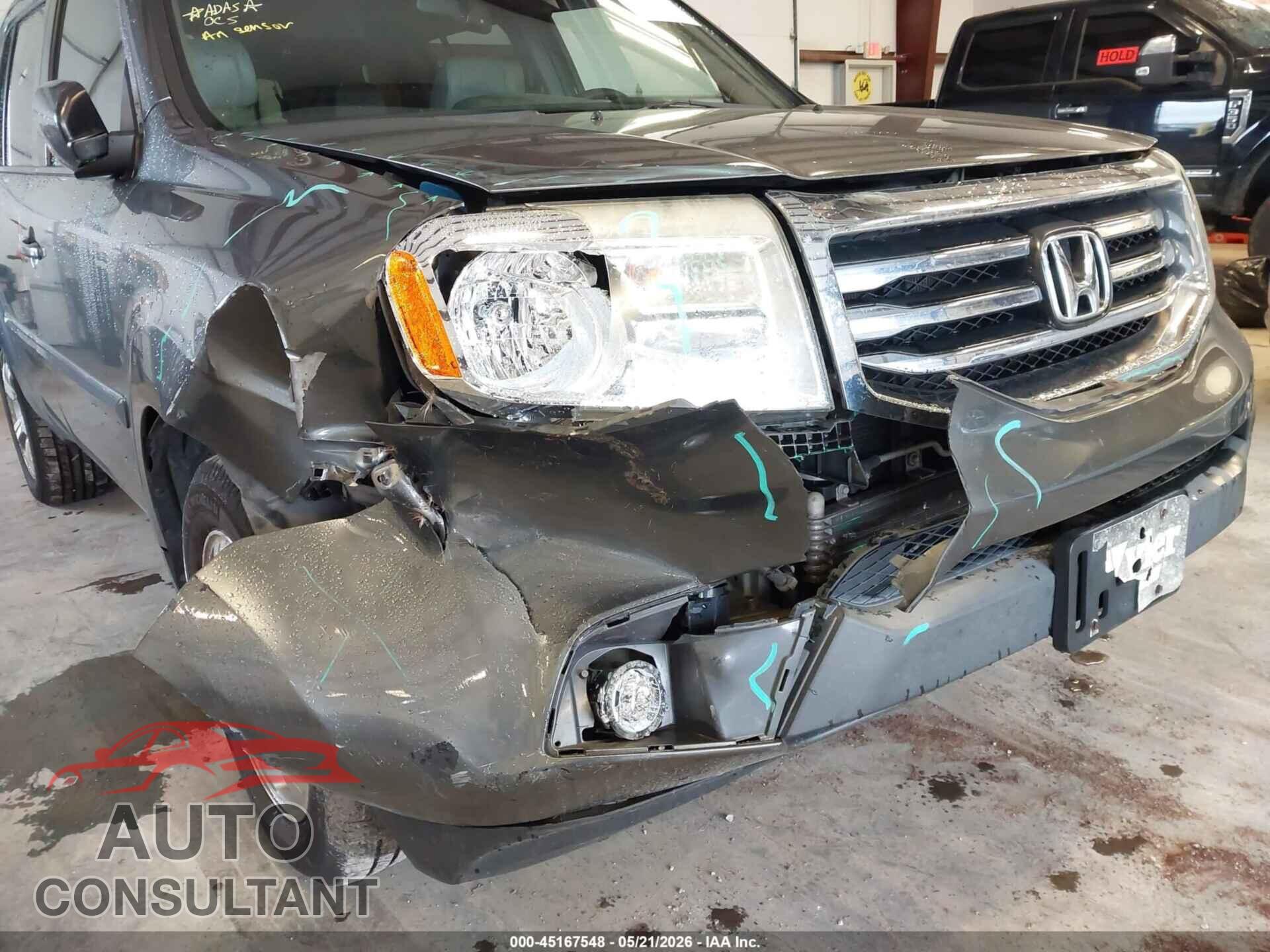 HONDA PILOT 2013 - 5FNYF4H60DB058943
