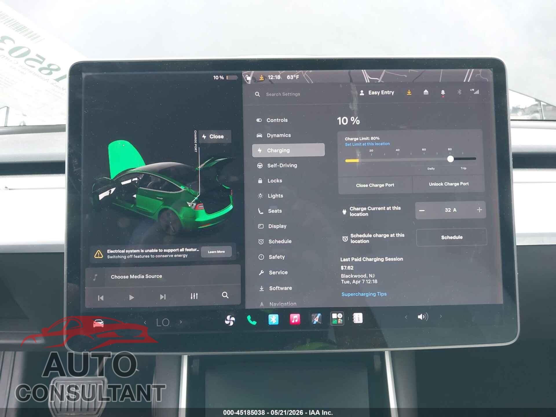 TESLA MODEL 3 2019 - 5YJ3E1EA9KF413058