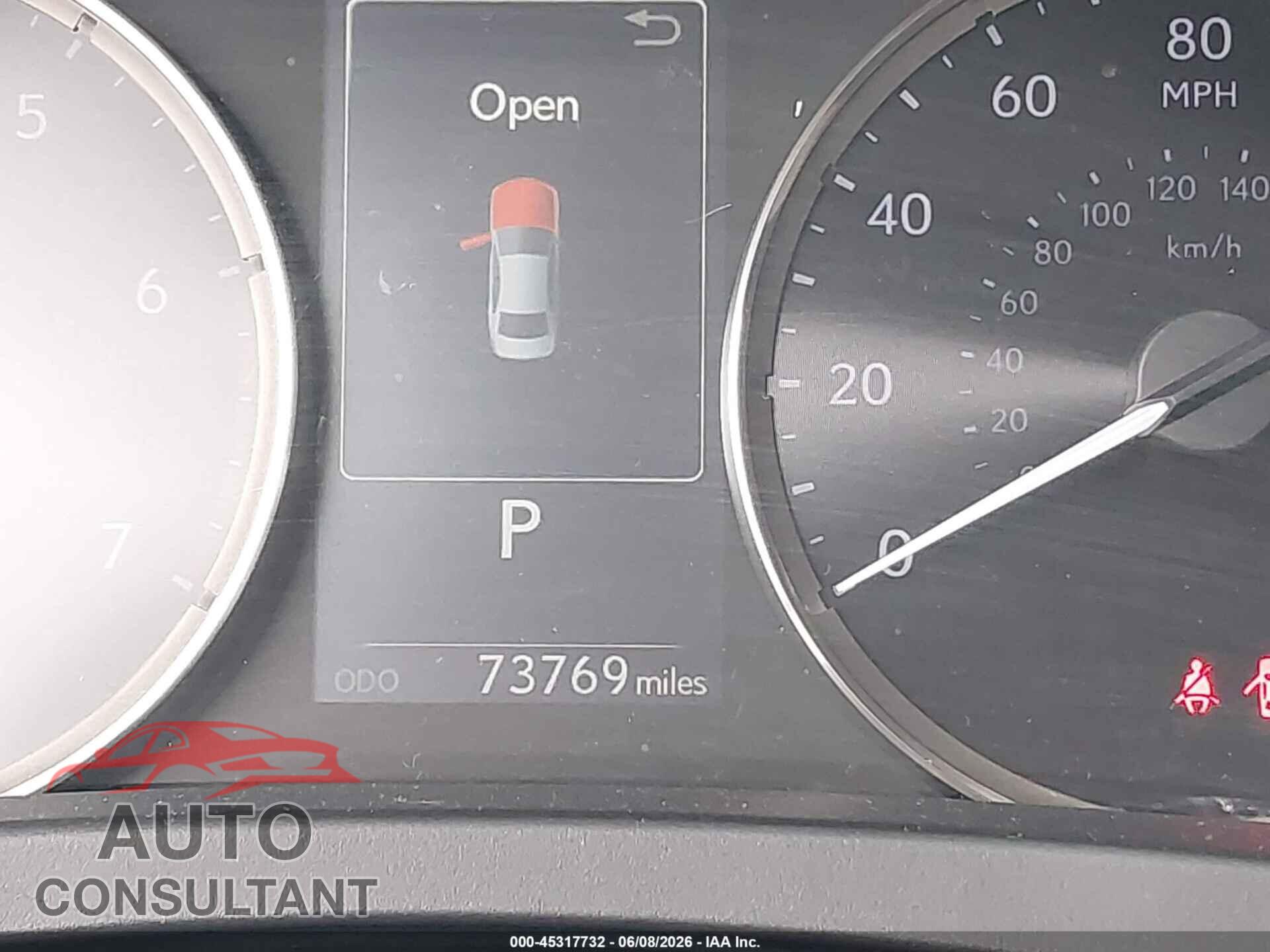 LEXUS IS 300 2020 - JTHDA1D25L5107034