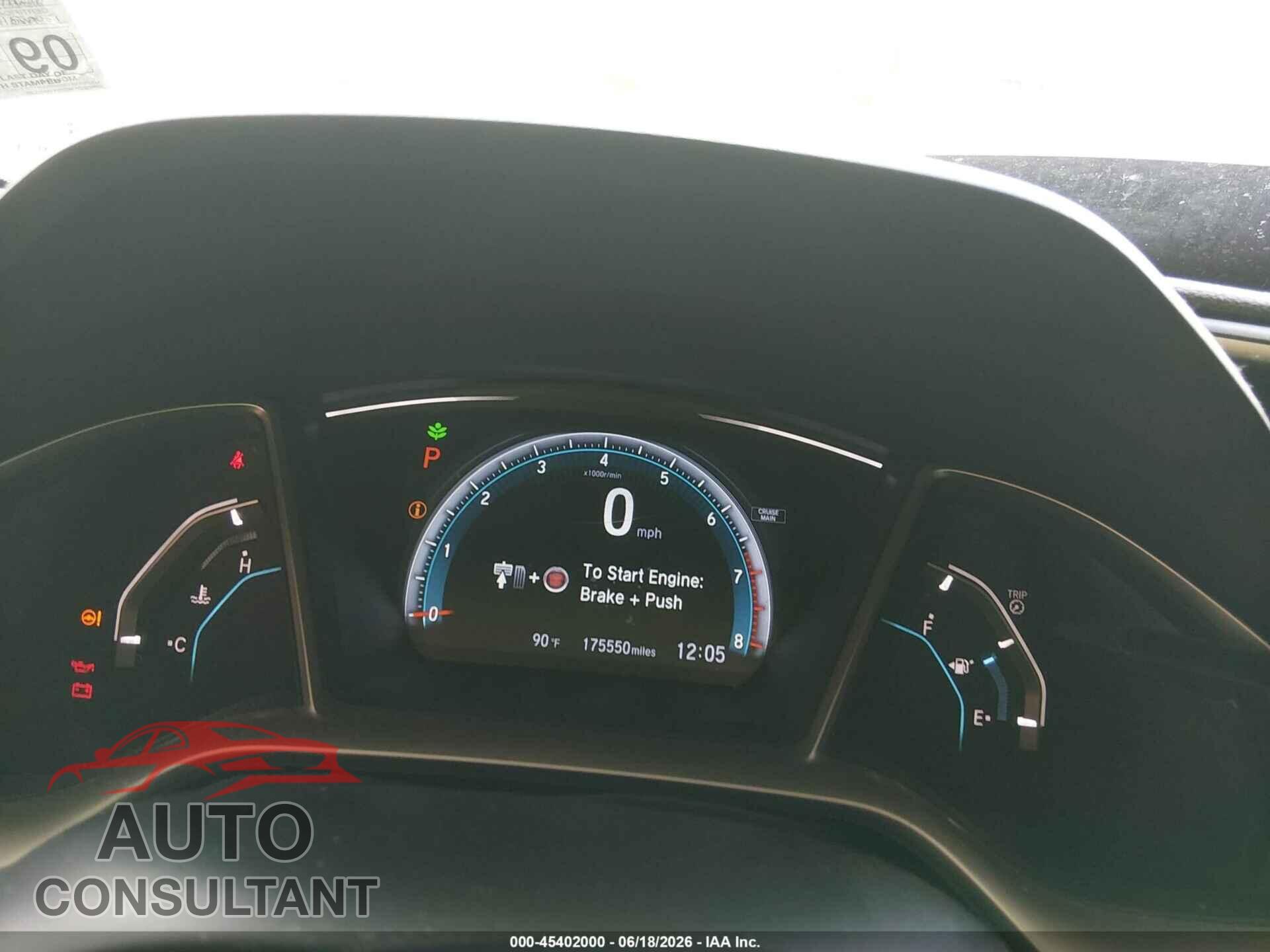HONDA CIVIC 2016 - 2HGFC2F71GH552051
