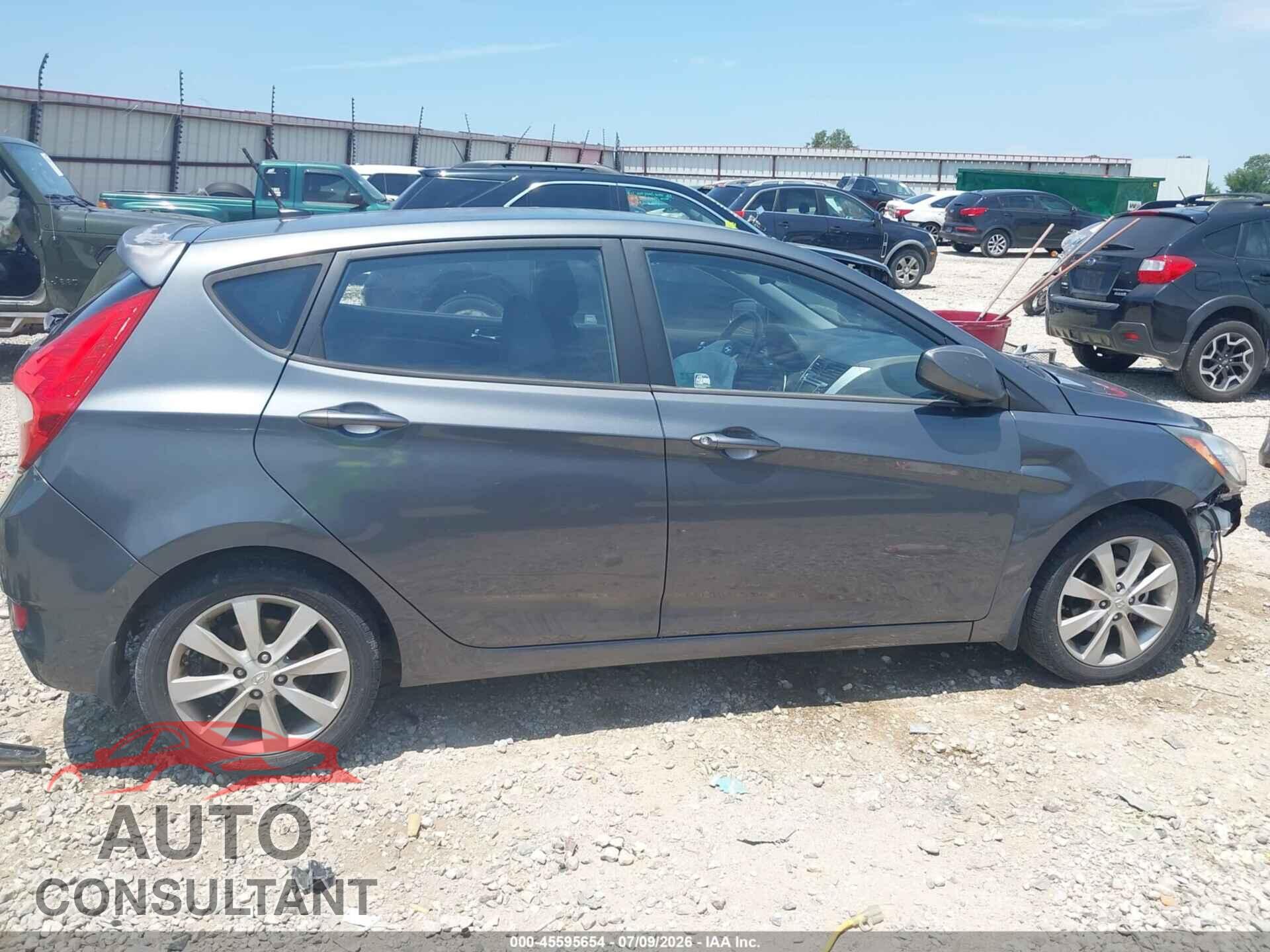 HYUNDAI ACCENT 2012 - KMHCU5AE1CU032960