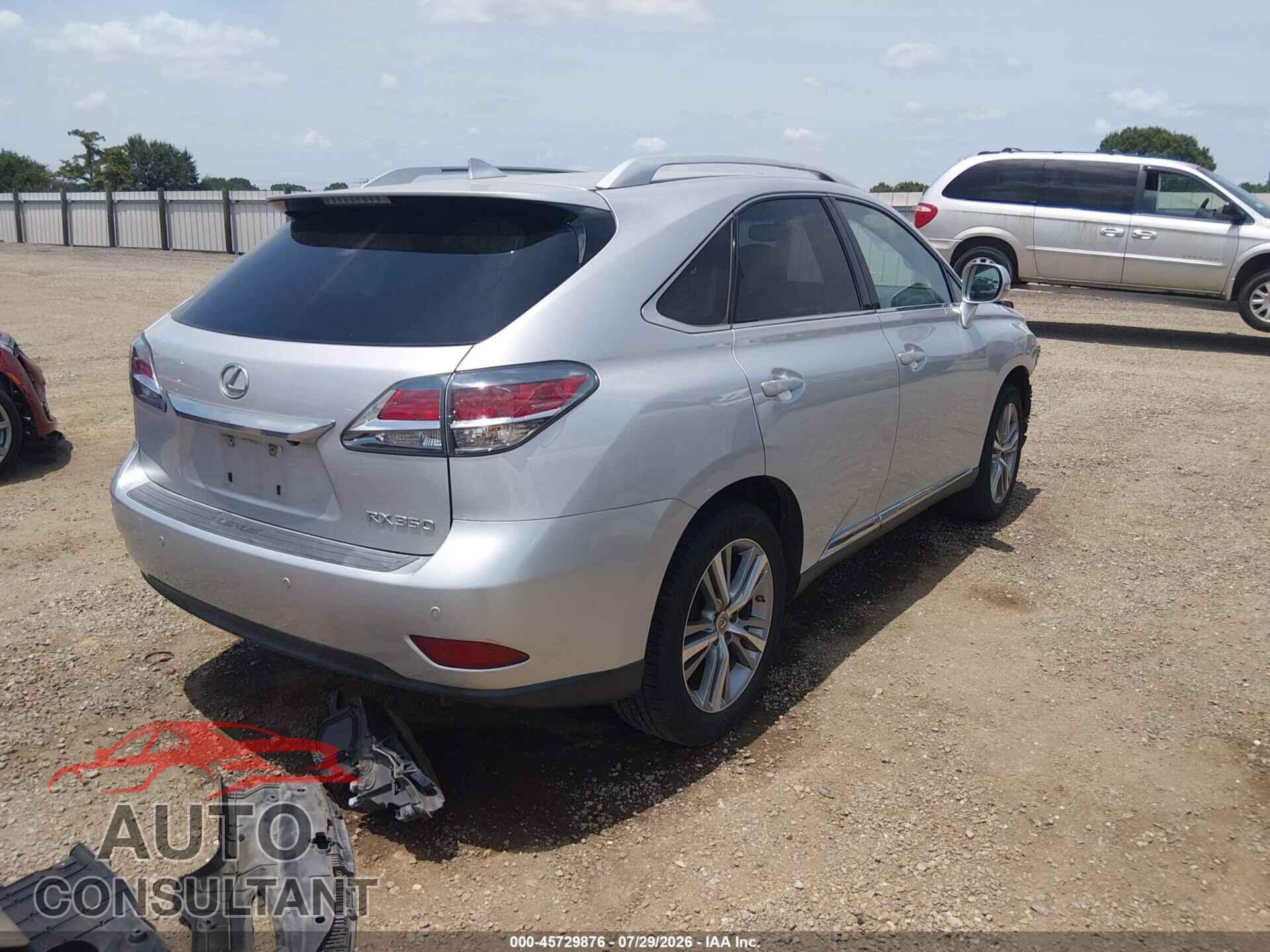 LEXUS RX 350 2015 - 2T2ZK1BA8FC164166