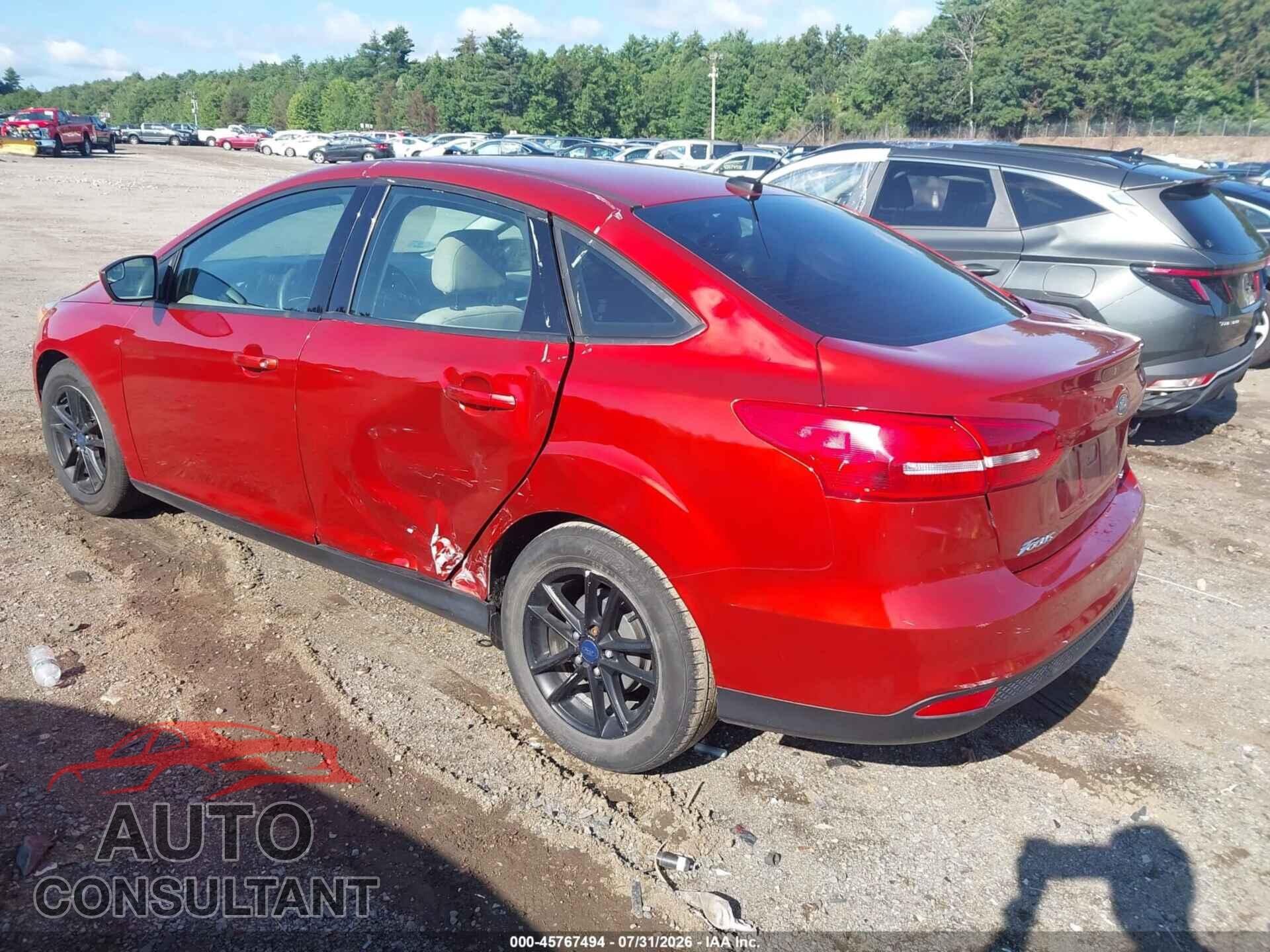 FORD FOCUS 2018 - 1FADP3F25JL252257