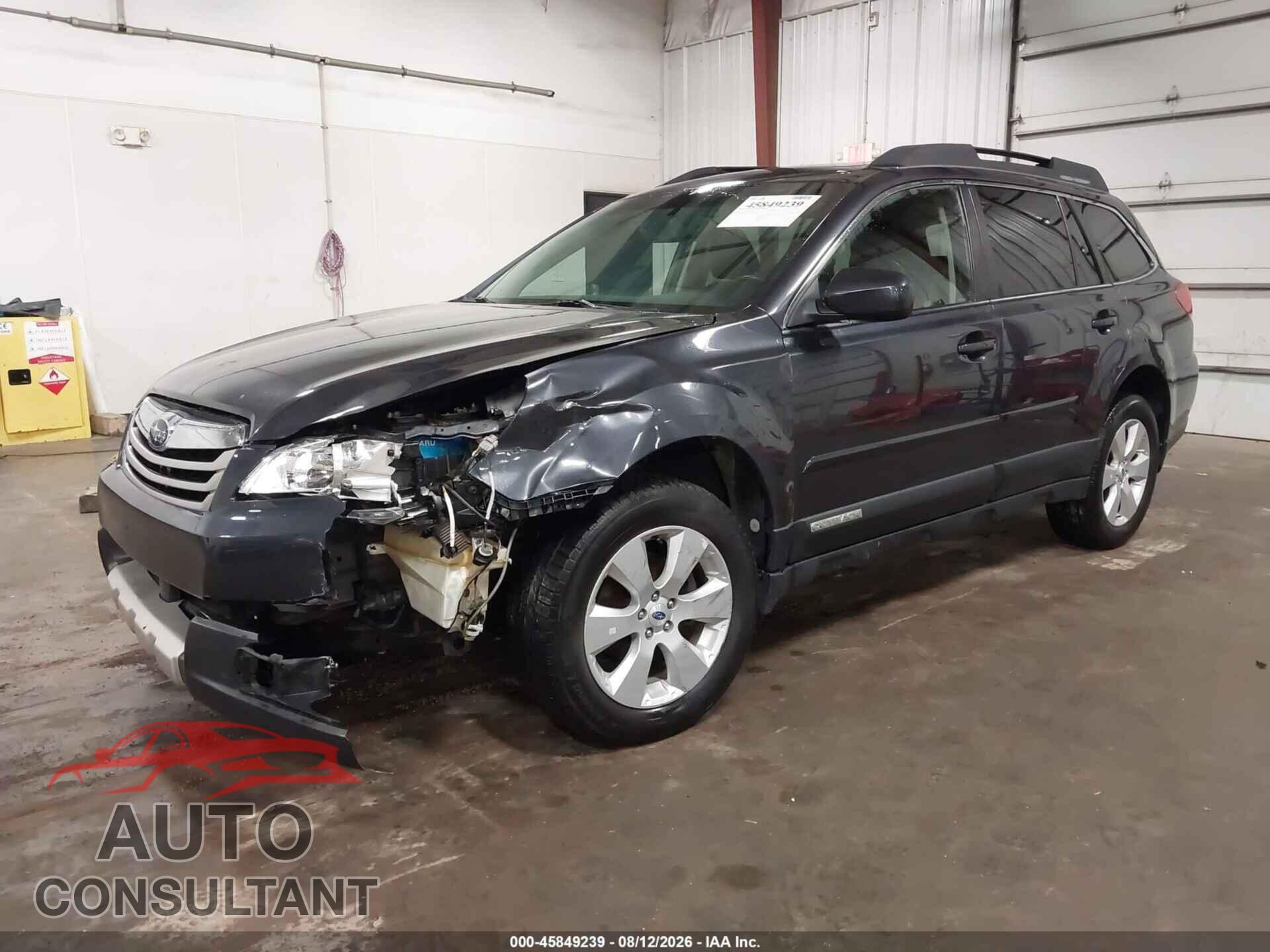 SUBARU OUTBACK 2012 - 4S4BRCKC9C3243621