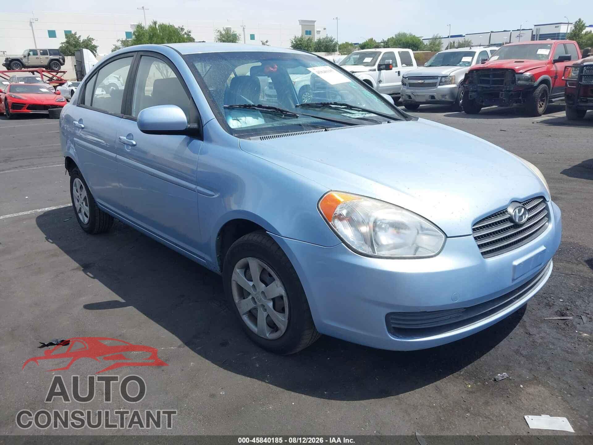 HYUNDAI ACCENT 2011 - KMHCN4AC2BU621360