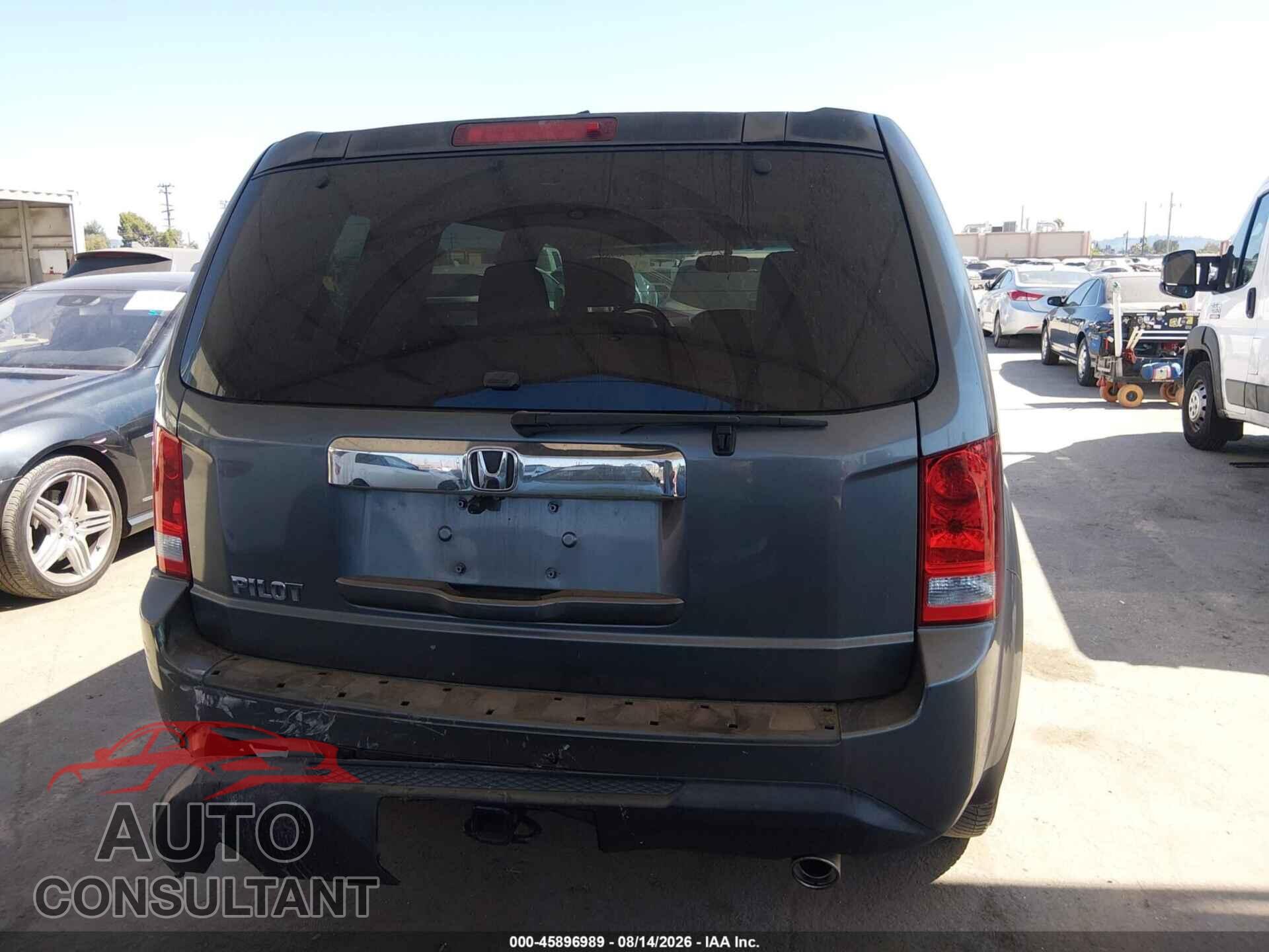 HONDA PILOT 2012 - 5FNYF3H59CB022815