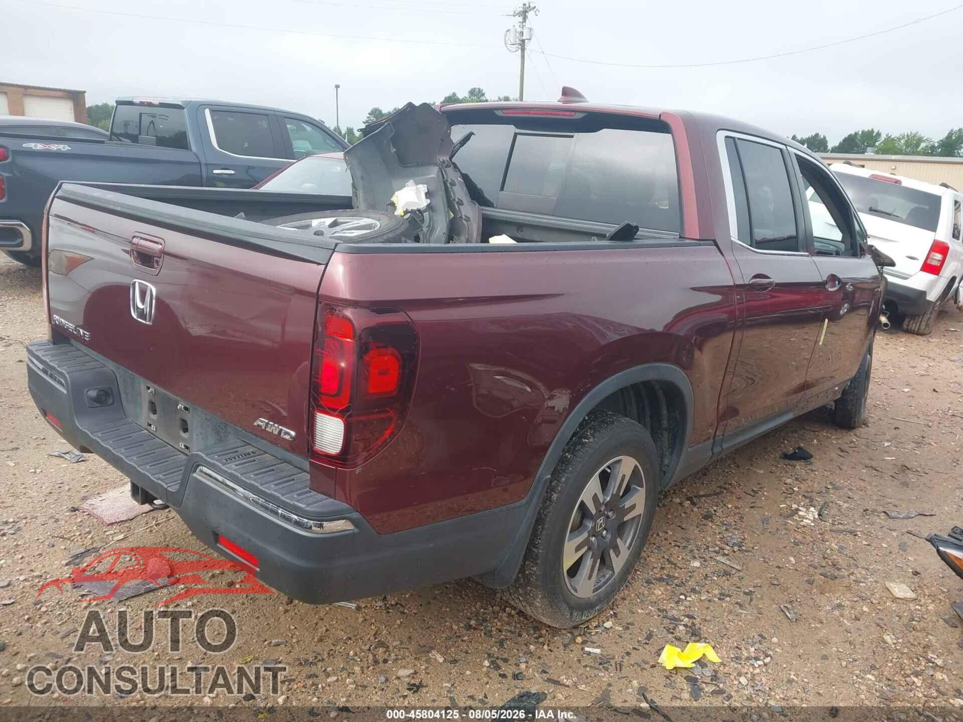 HONDA RIDGELINE 2019 - 5FPYK3F53KB045396