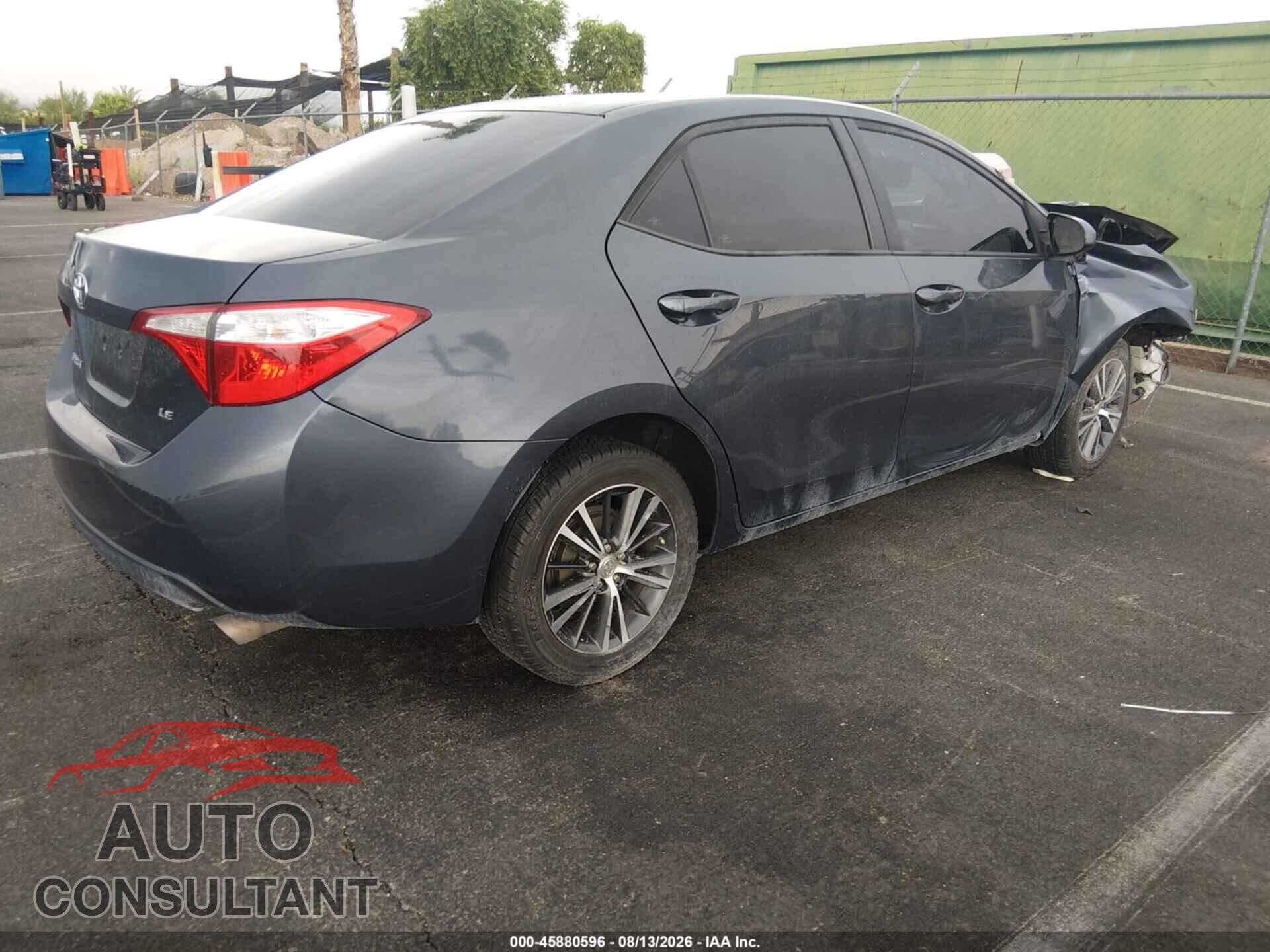 TOYOTA COROLLA 2016 - 5YFBURHE8GP522022