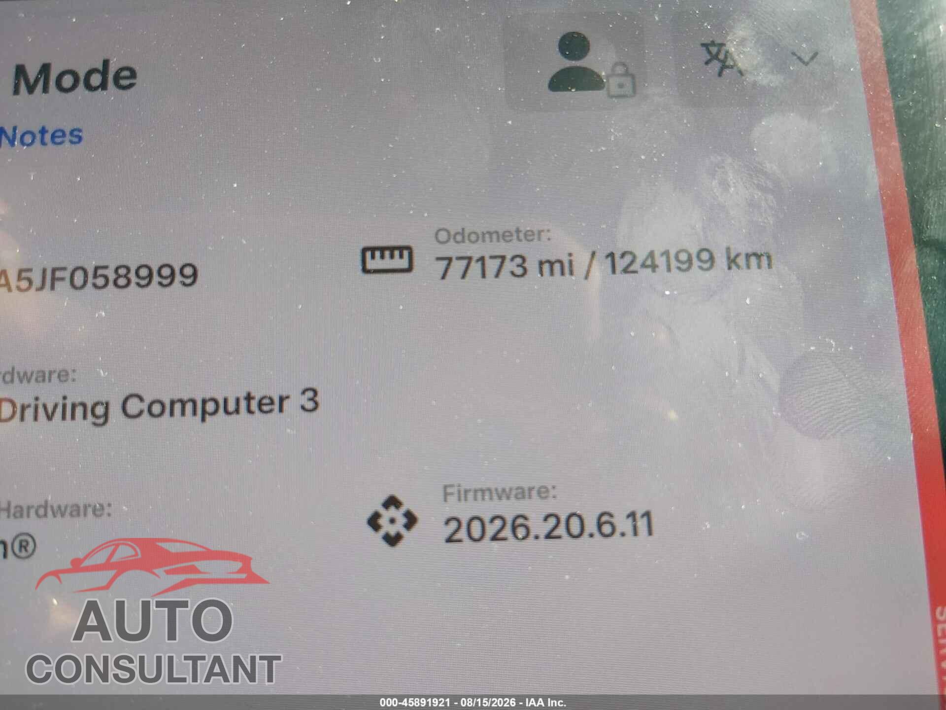 TESLA MODEL 3 2018 - 5YJ3E1EA5JF058999