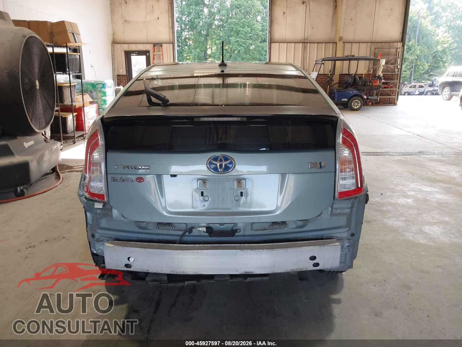 TOYOTA PRIUS 2012 - JTDKN3DU9C5448947