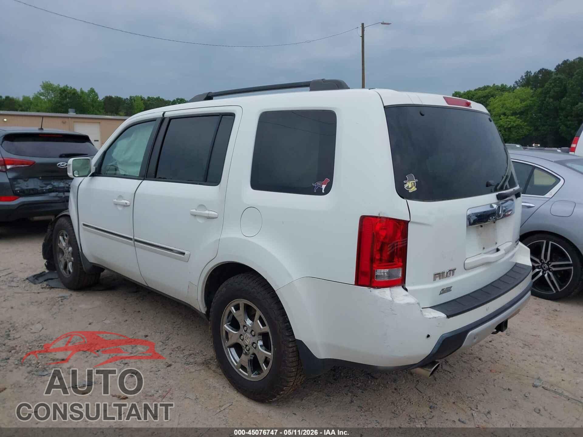 HONDA PILOT 2010 - 5FNYF4H82AB023317