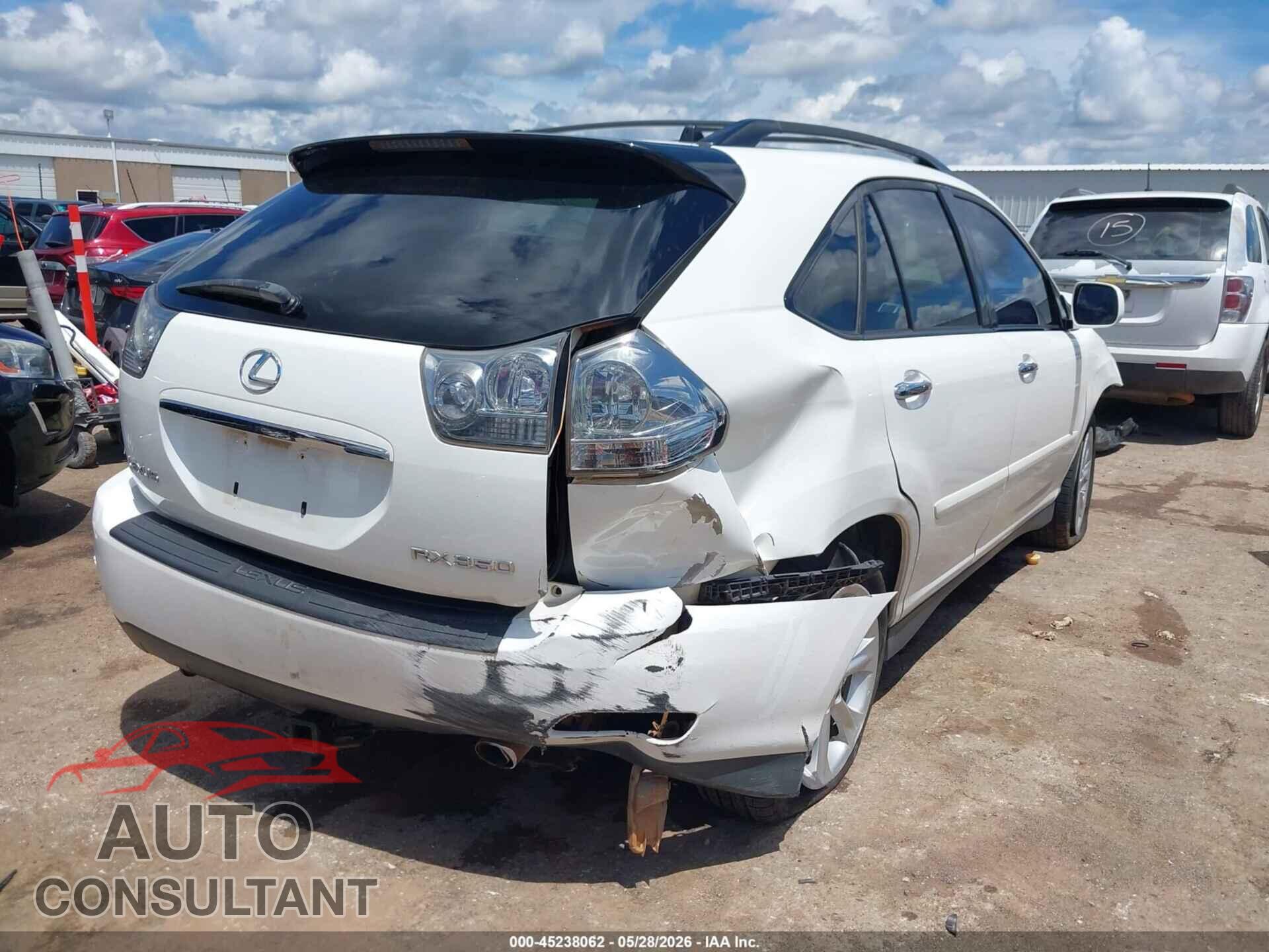 LEXUS RX 350 2009 - 2T2GK31UX9C074973