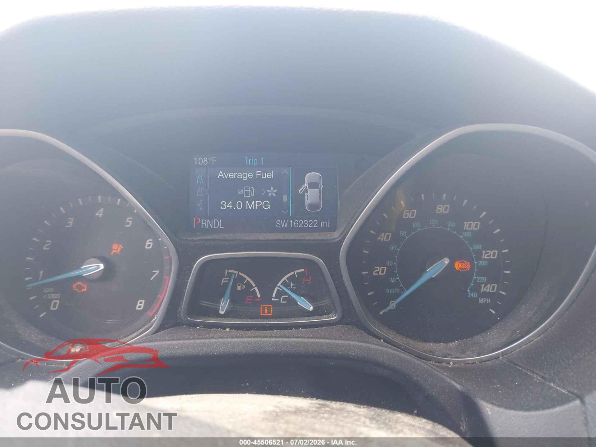 FORD FOCUS 2014 - 1FADP3F21EL136592