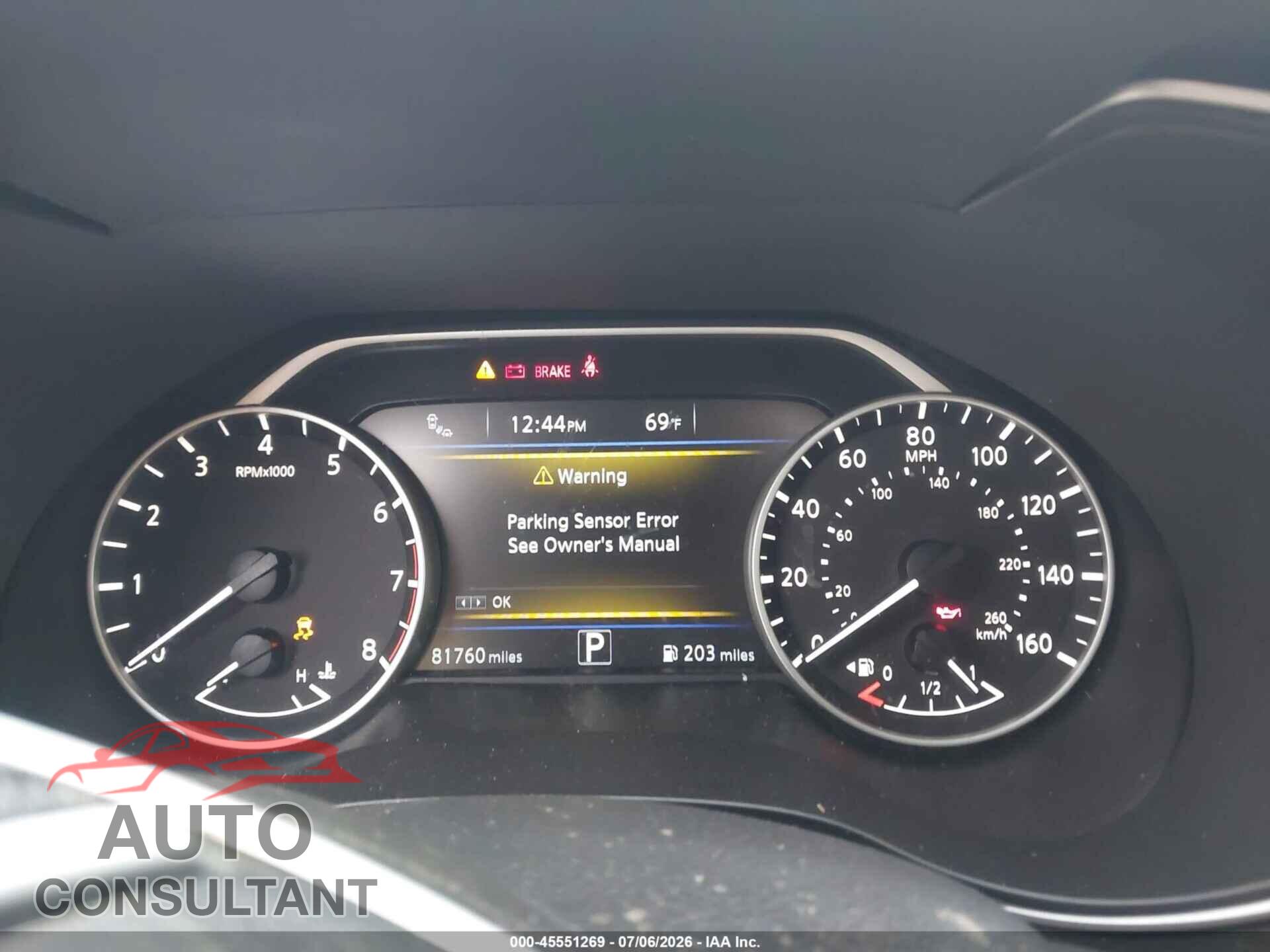 NISSAN MAXIMA 2017 - 1N4AA6AP9HC444431