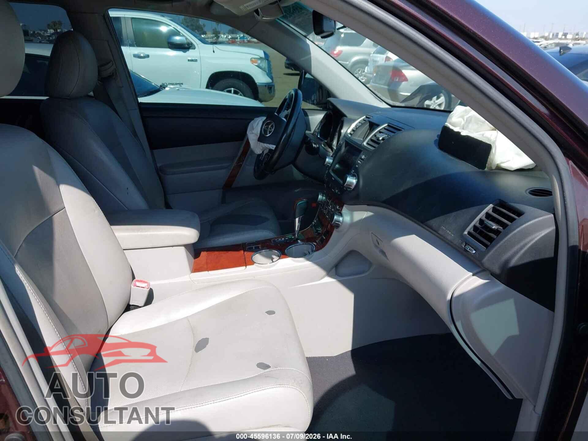 TOYOTA HIGHLANDER 2012 - 5TDYK3EH7CS081271