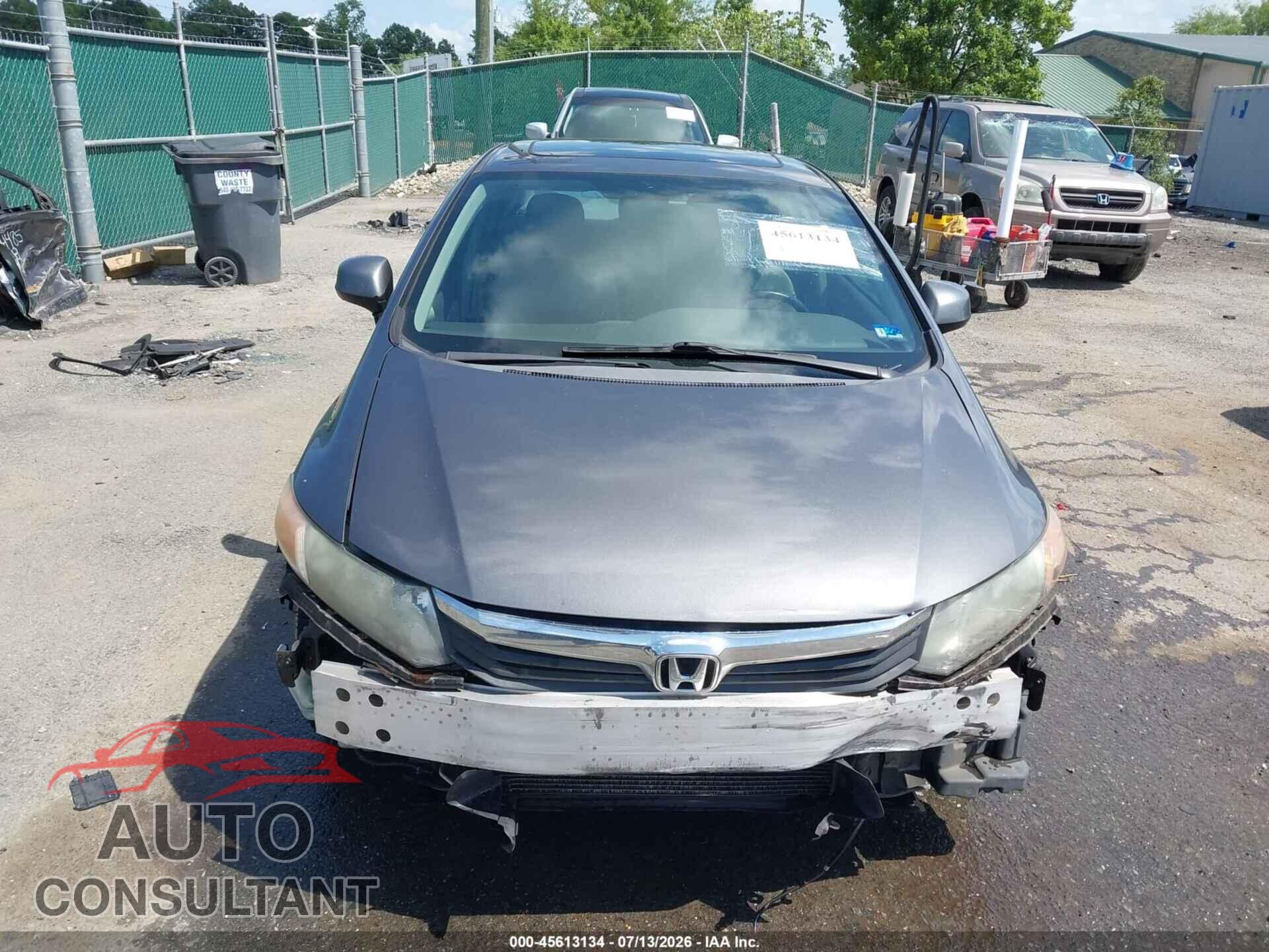 HONDA CIVIC 2012 - 2HGFB2F93CH526808