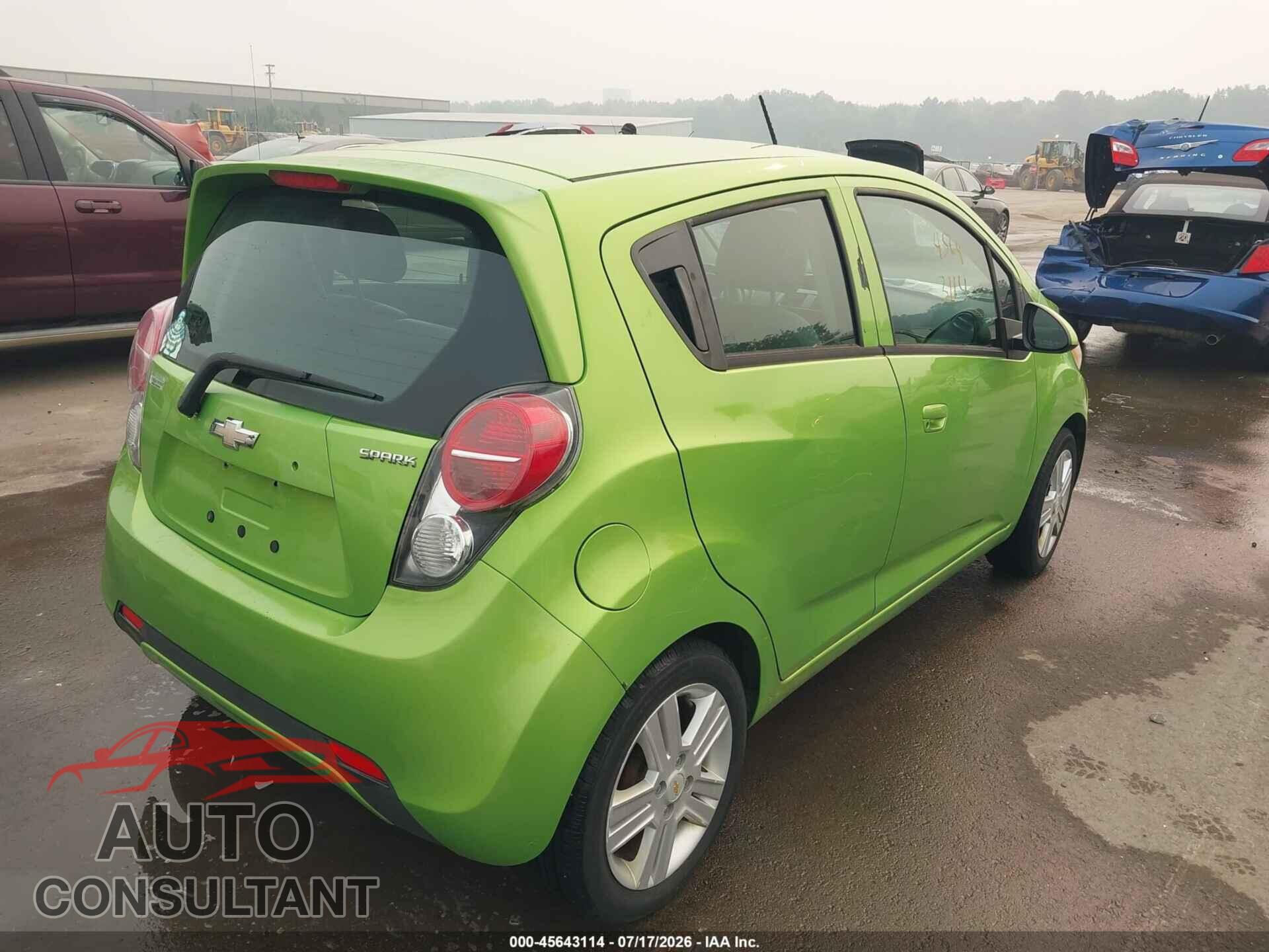 CHEVROLET SPARK 2014 - KL8CD6S99EC480599