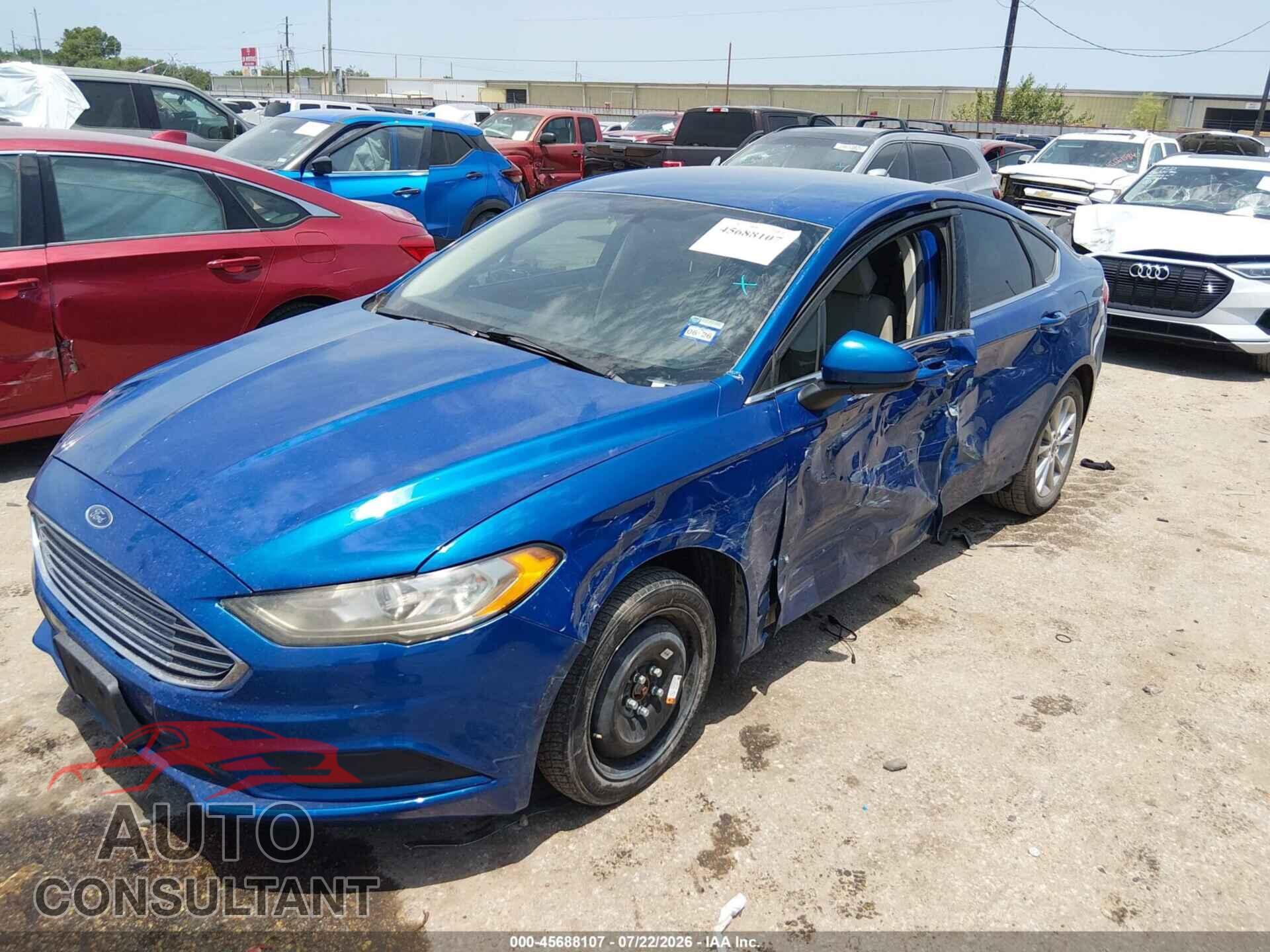 FORD FUSION 2017 - 3FA6P0H74HR397835