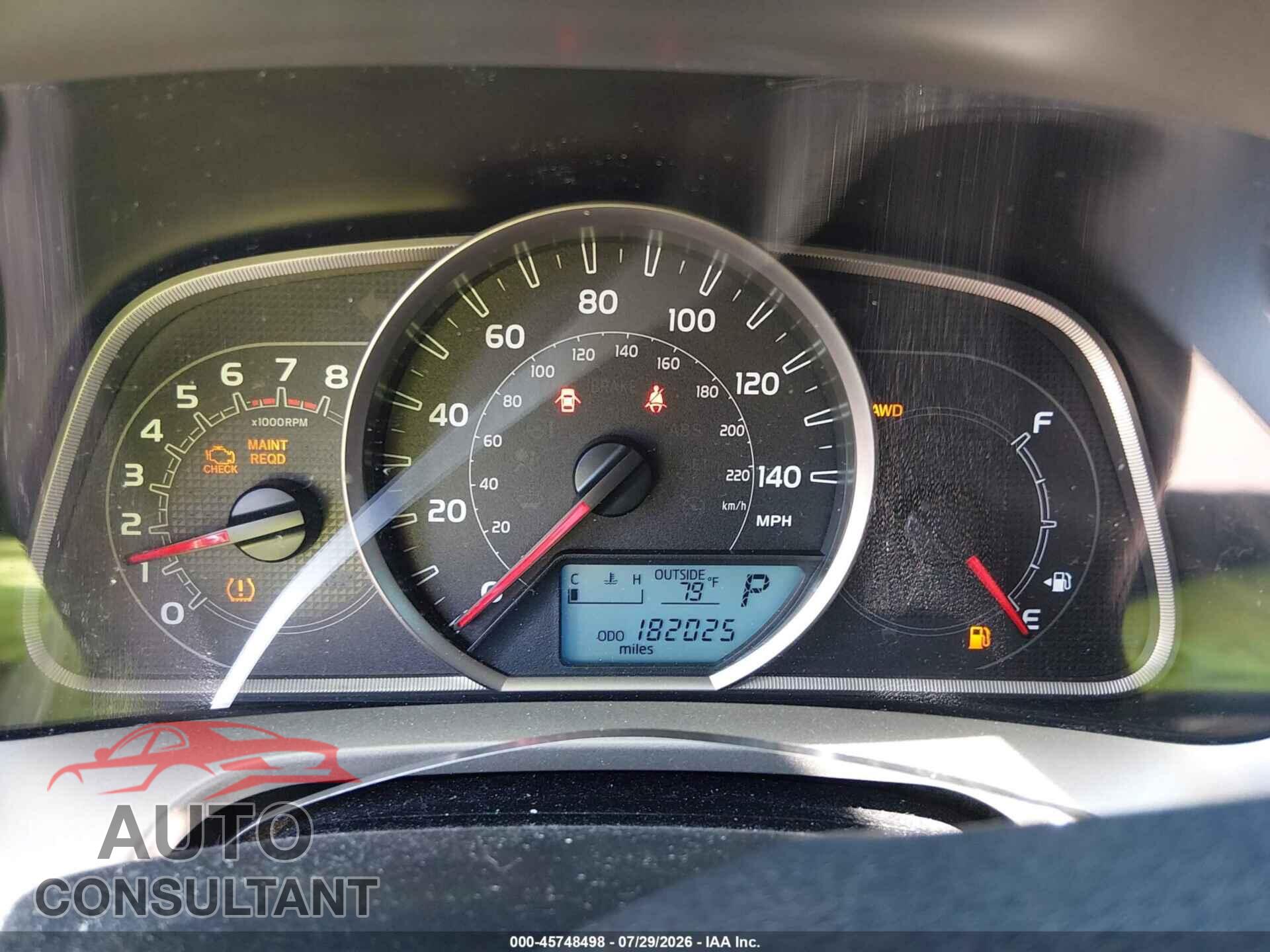 TOYOTA RAV4 2014 - JTMRFREV7ED086082