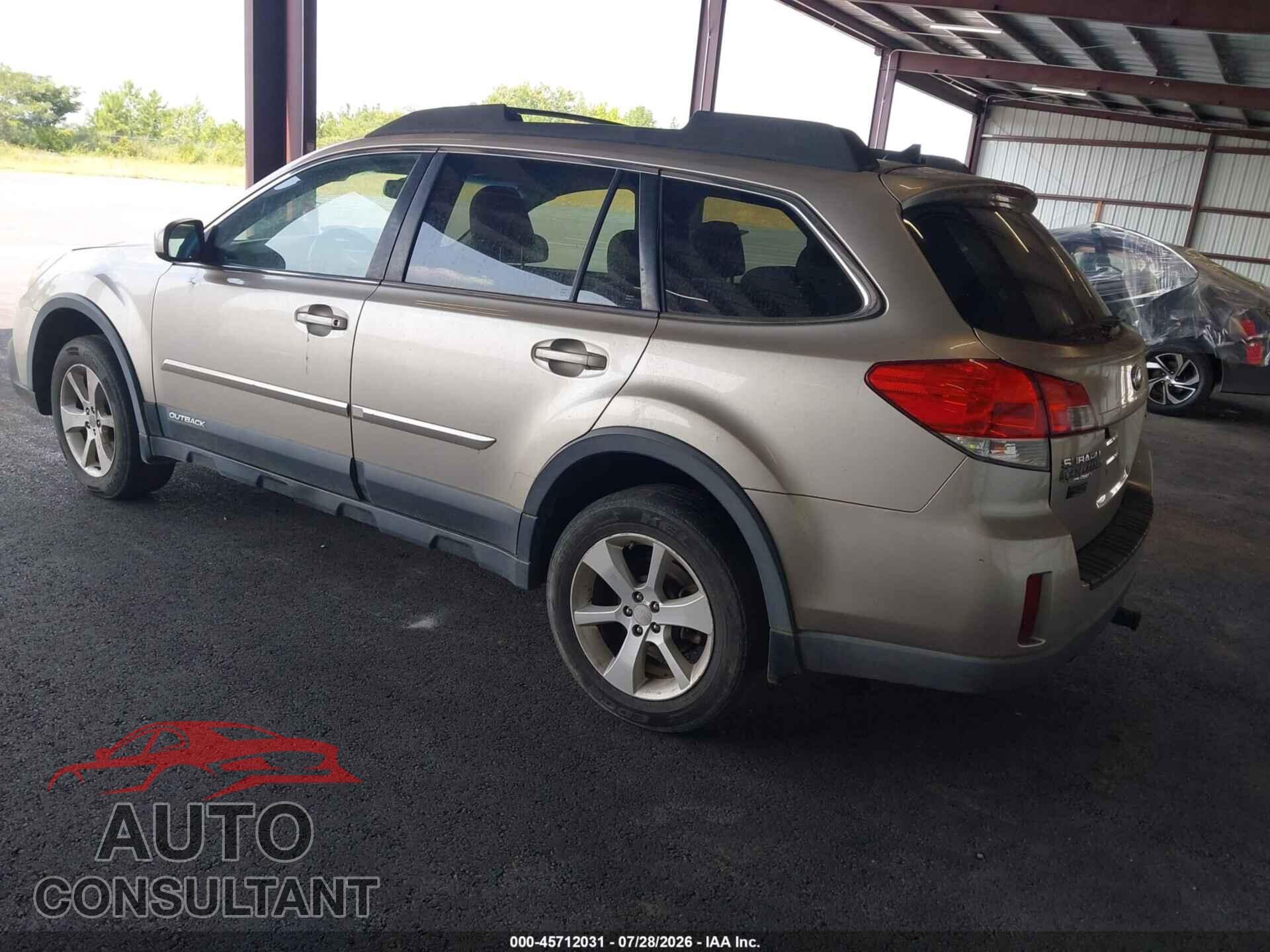 SUBARU OUTBACK 2014 - 4S4BRBDC1E3236155