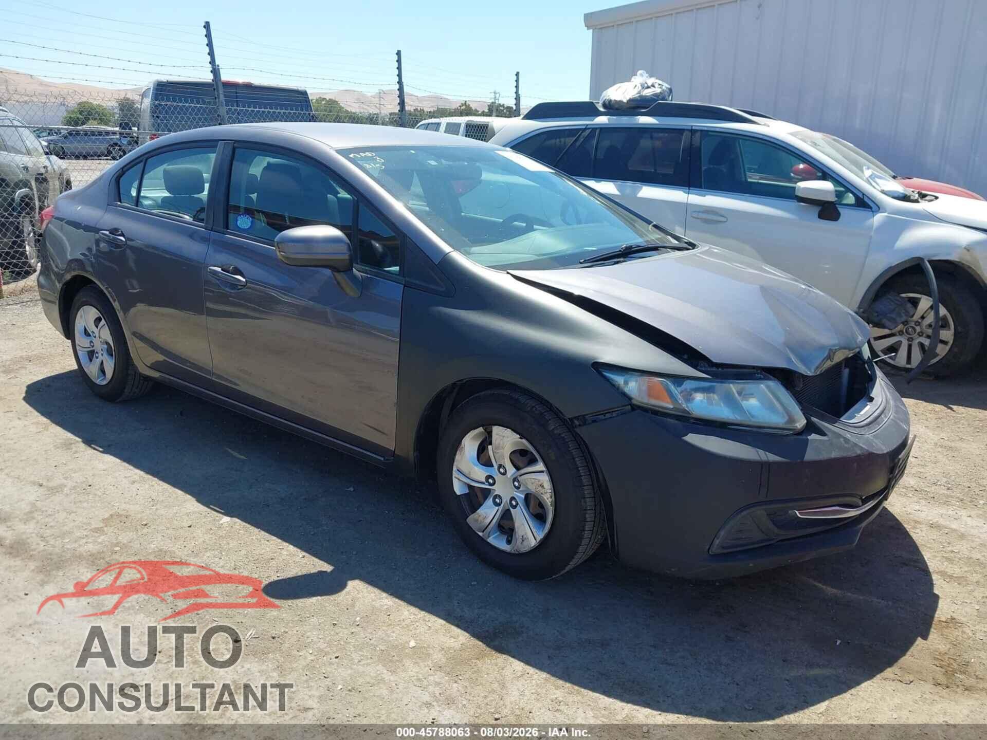 HONDA CIVIC 2014 - 19XFB2F58EE271650