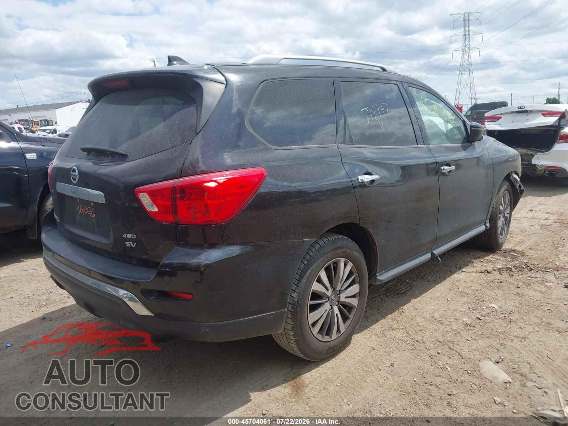 NISSAN PATHFINDER 2019 - 5N1DR2MM9KC598747