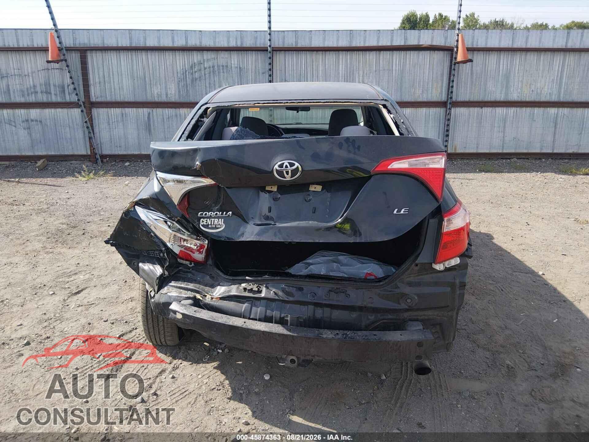 TOYOTA COROLLA 2017 - 5YFBURHE8HP571299