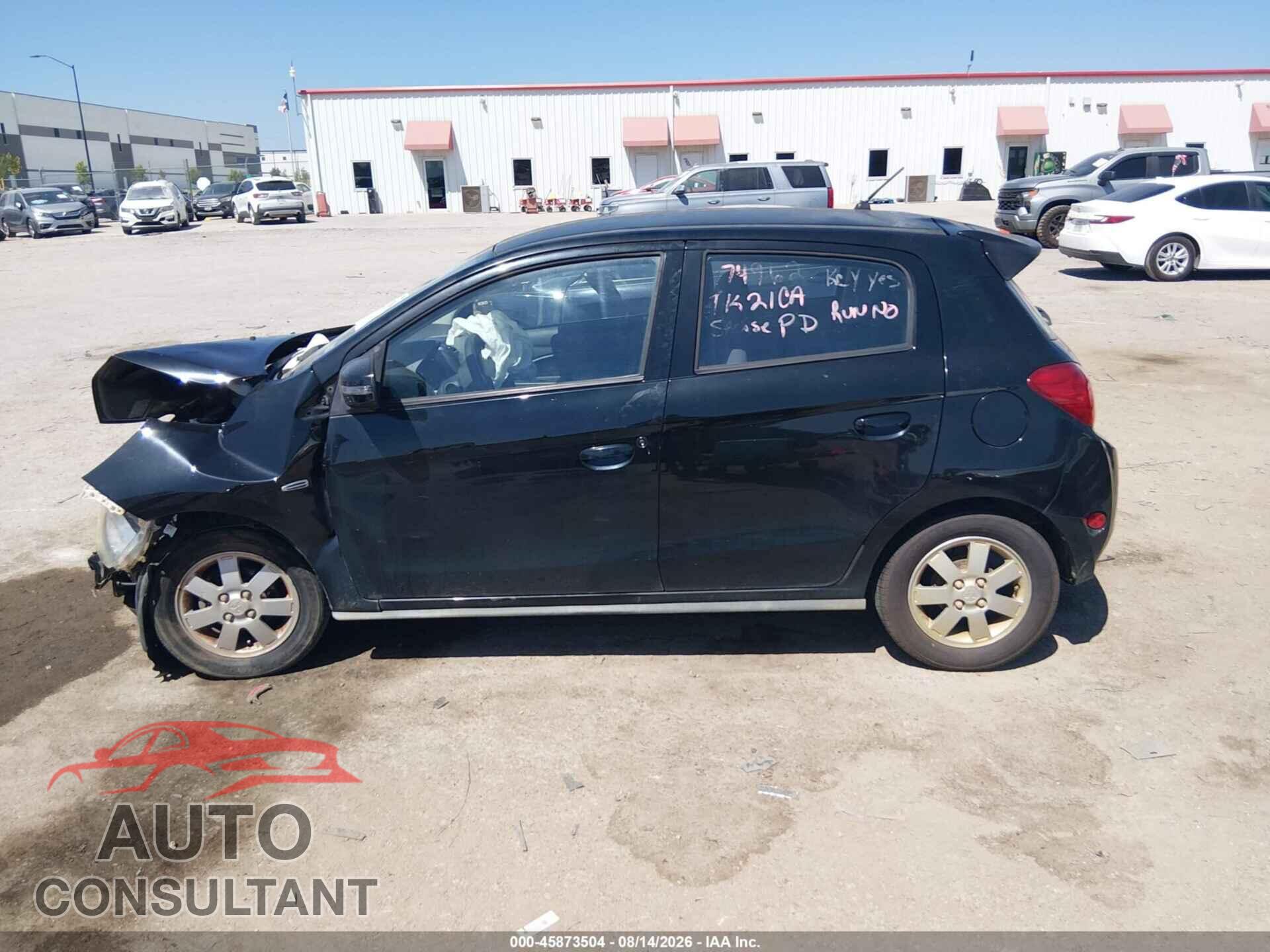 MITSUBISHI MIRAGE 2015 - ML32A4HJ8FH039085
