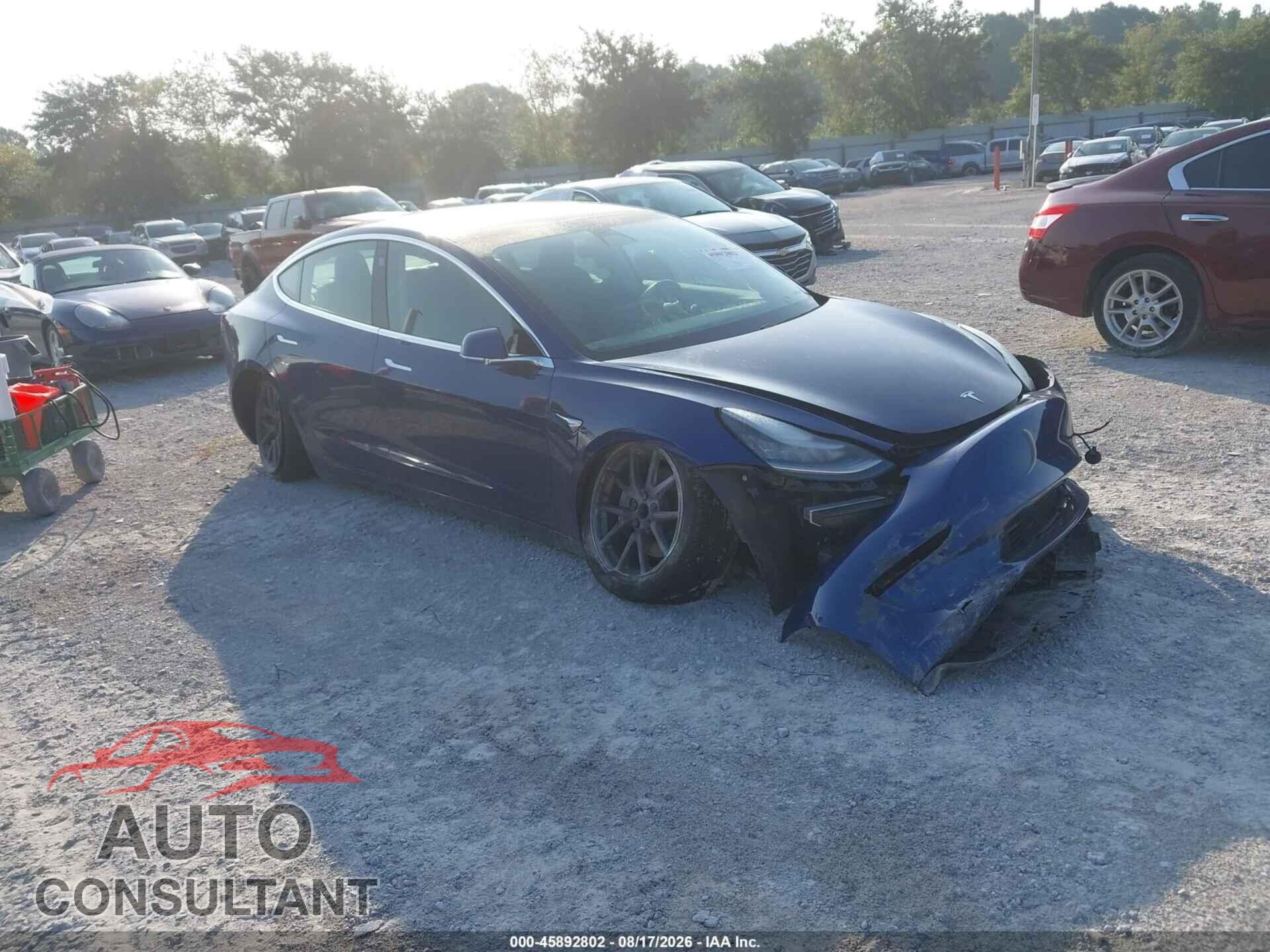 TESLA MODEL 3 2019 - 5YJ3E1EA0KF435465