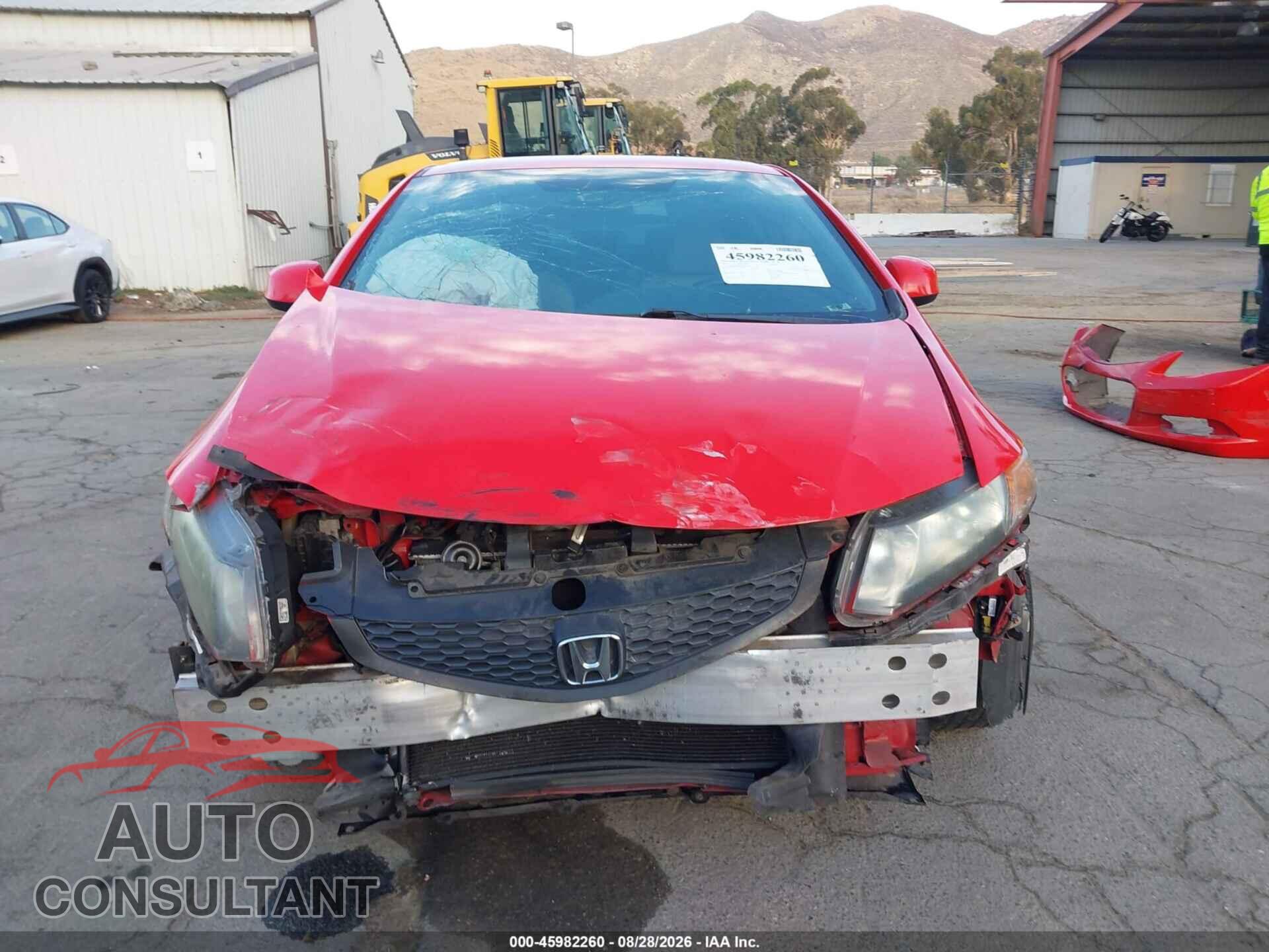 HONDA CIVIC 2012 - 2HGFG3B55CH558041