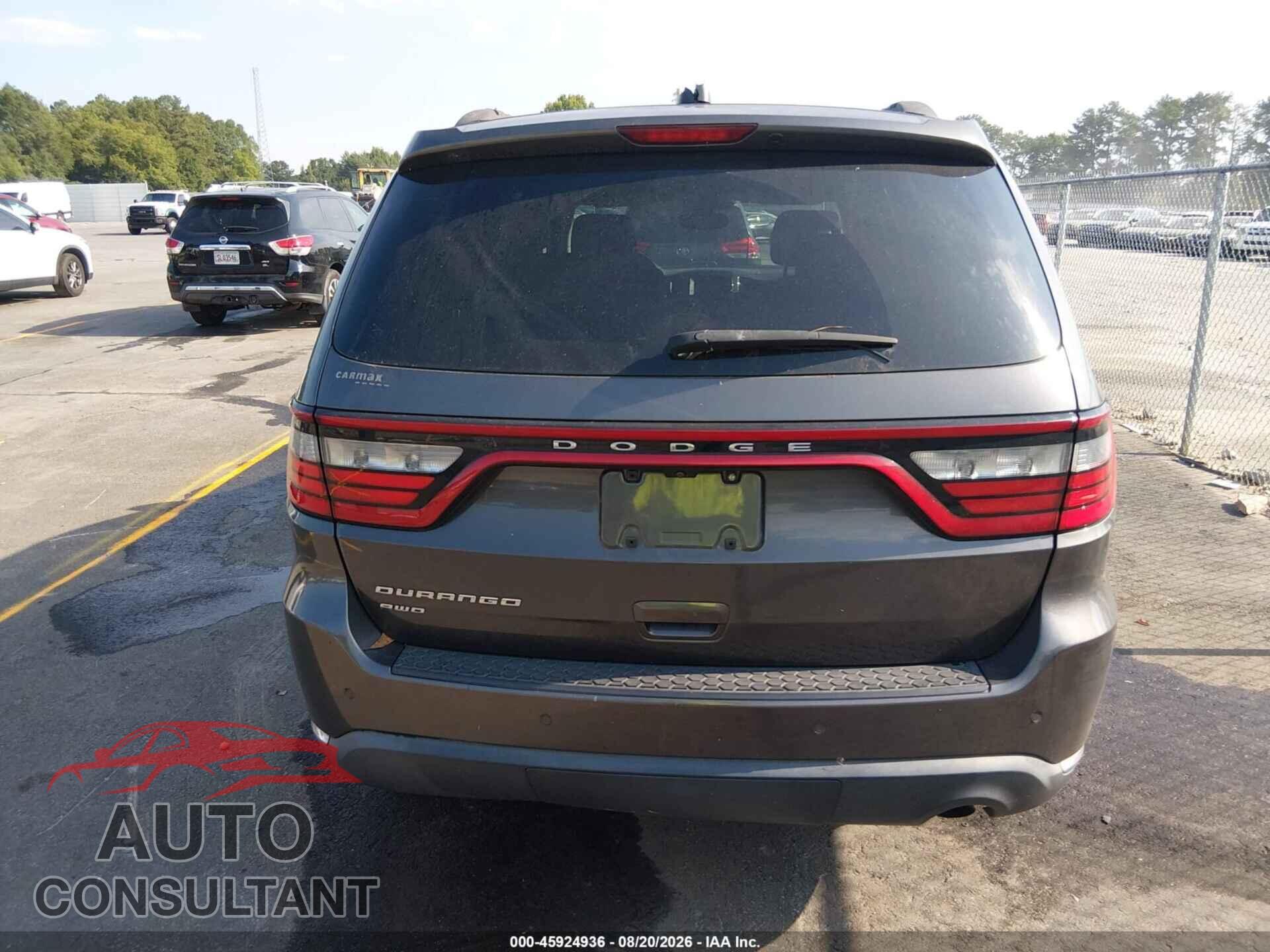 DODGE DURANGO 2017 - 1C4RDJAG7HC850845
