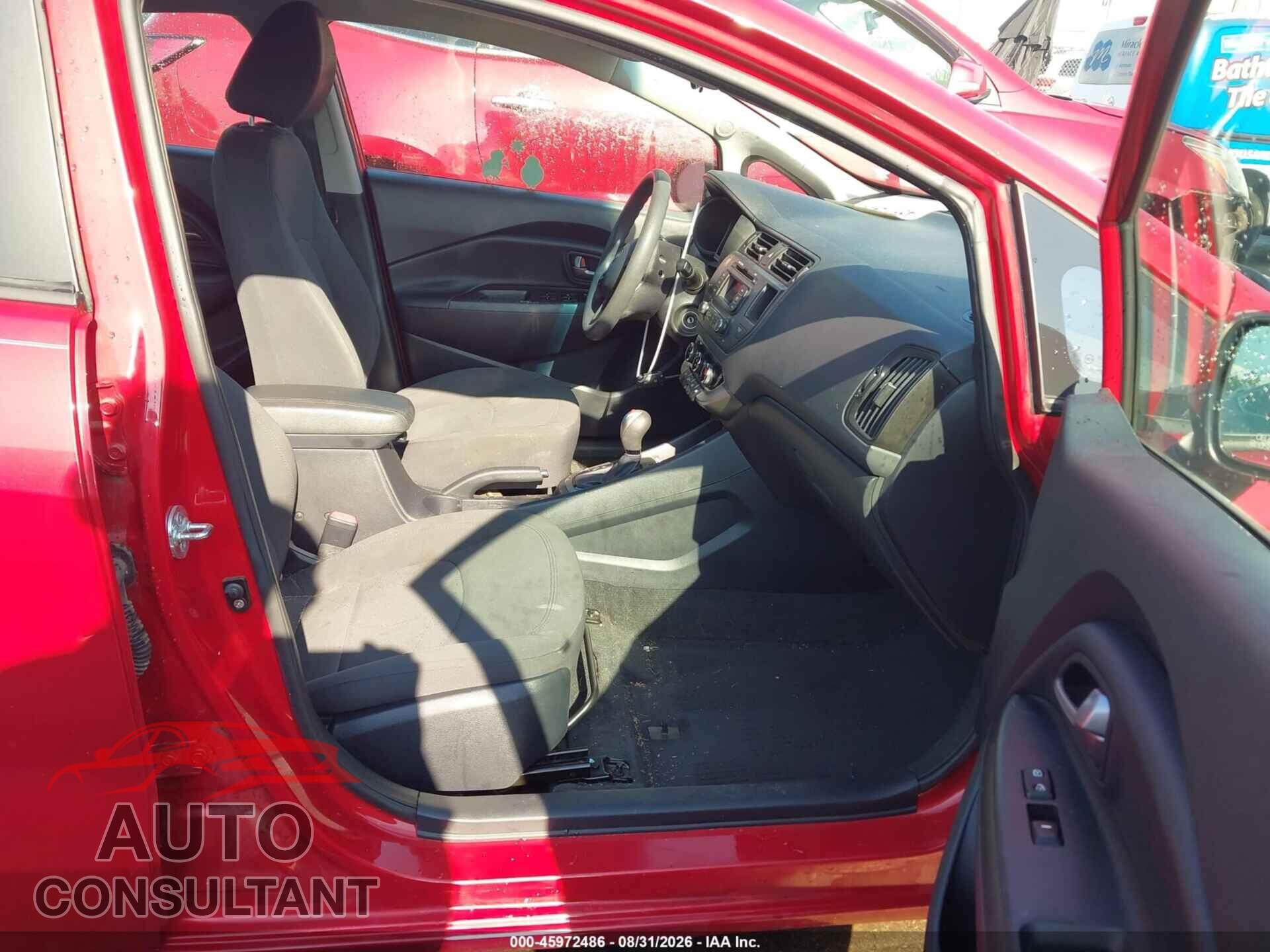 KIA RIO 2013 - KNADN4A35D6130178