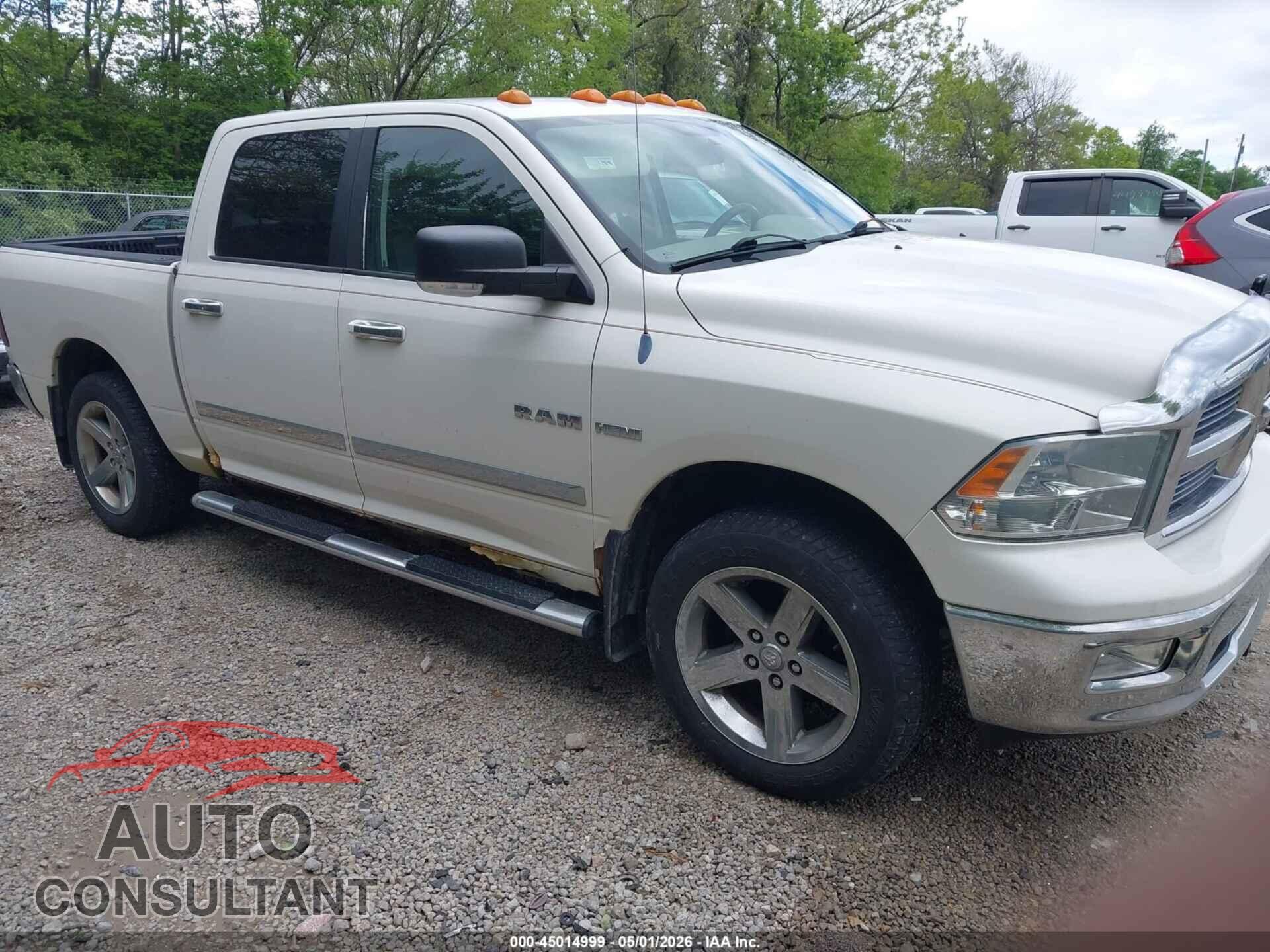 DODGE RAM 1500 2009 - 1D3HV13T59S807171