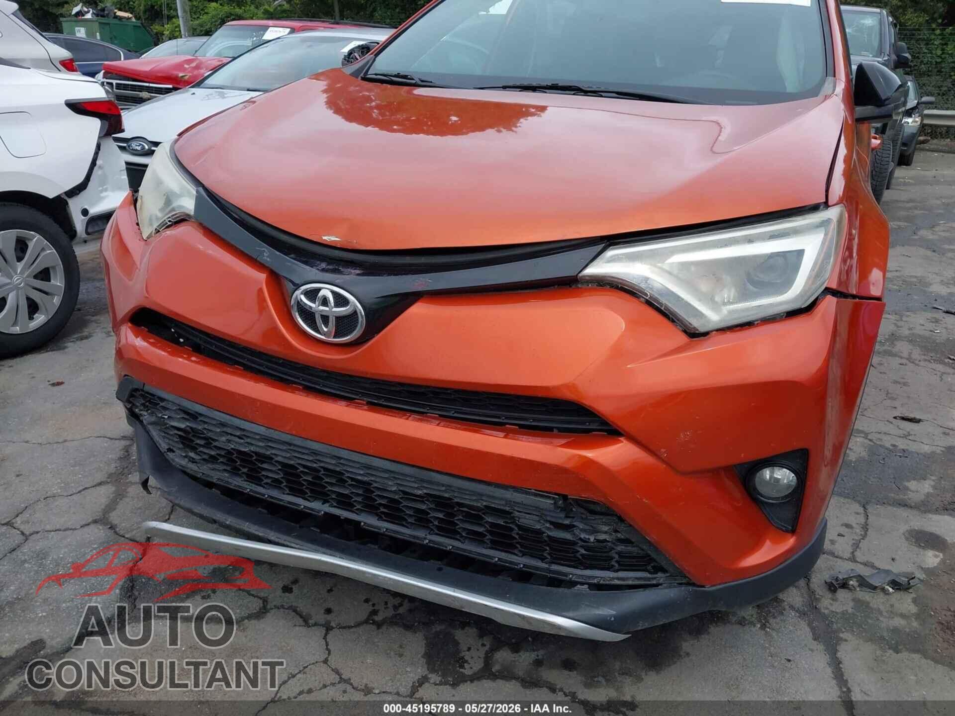 TOYOTA RAV4 2016 - 2T3NFREV8GW261931