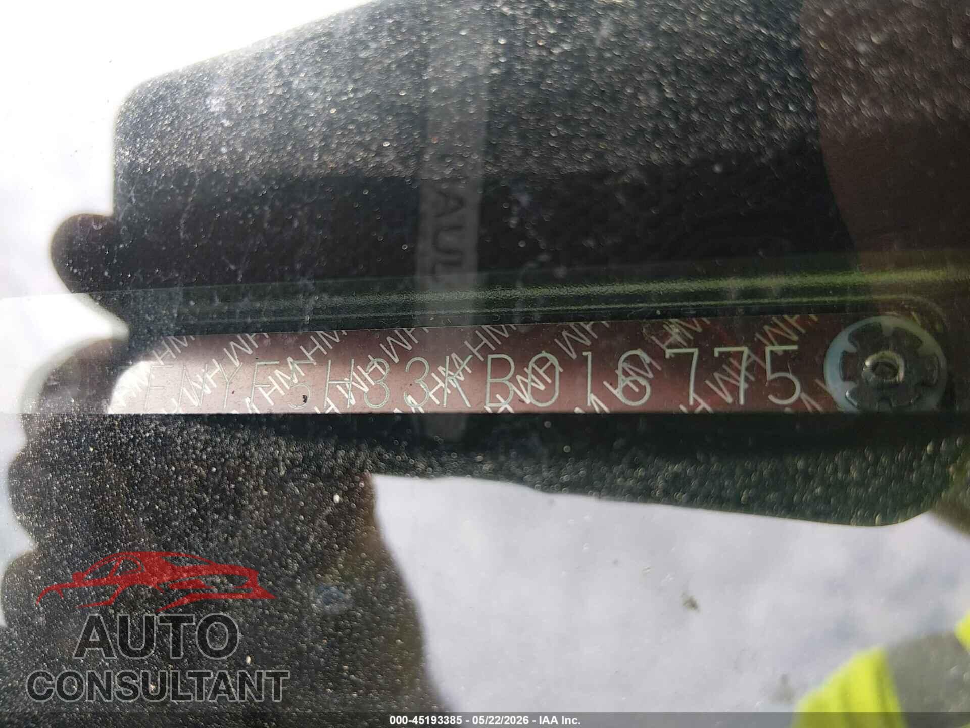 HONDA PILOT 2019 - 5FNYF5H33KB016775