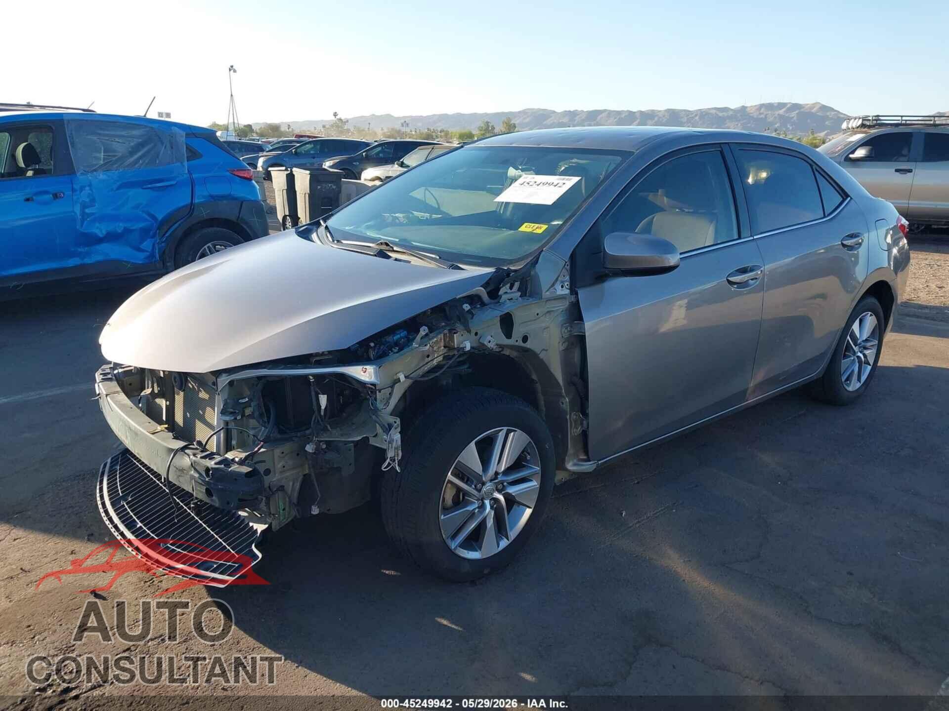 TOYOTA COROLLA 2015 - 5YFBPRHE7FP209243