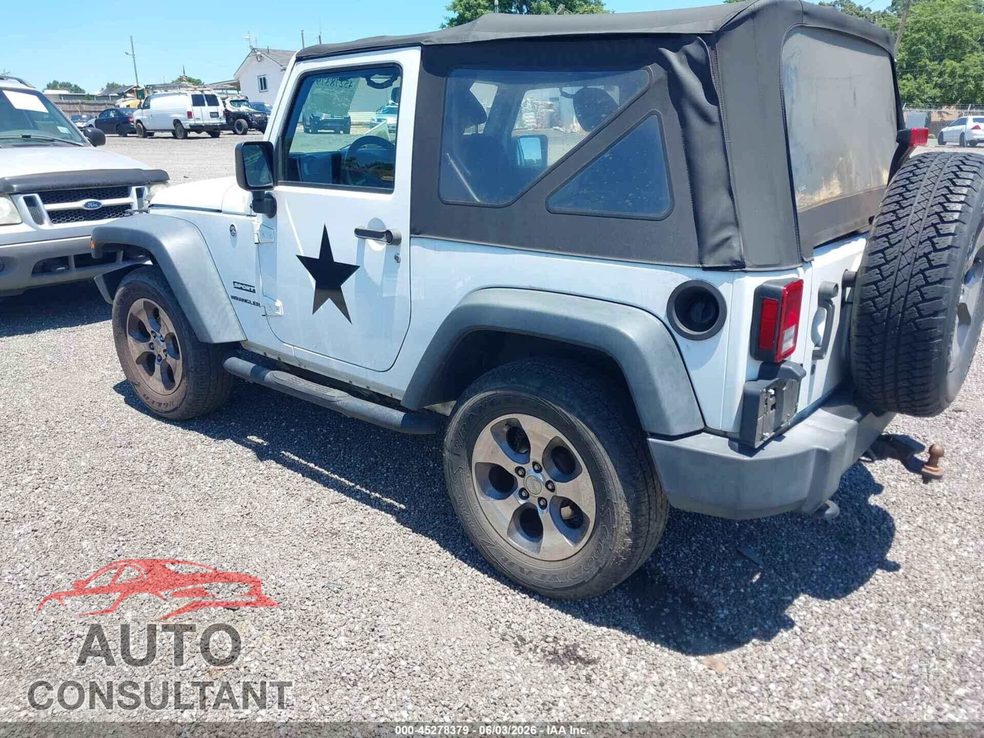 JEEP WRANGLER 2016 - 1C4AJWAGXGL313520