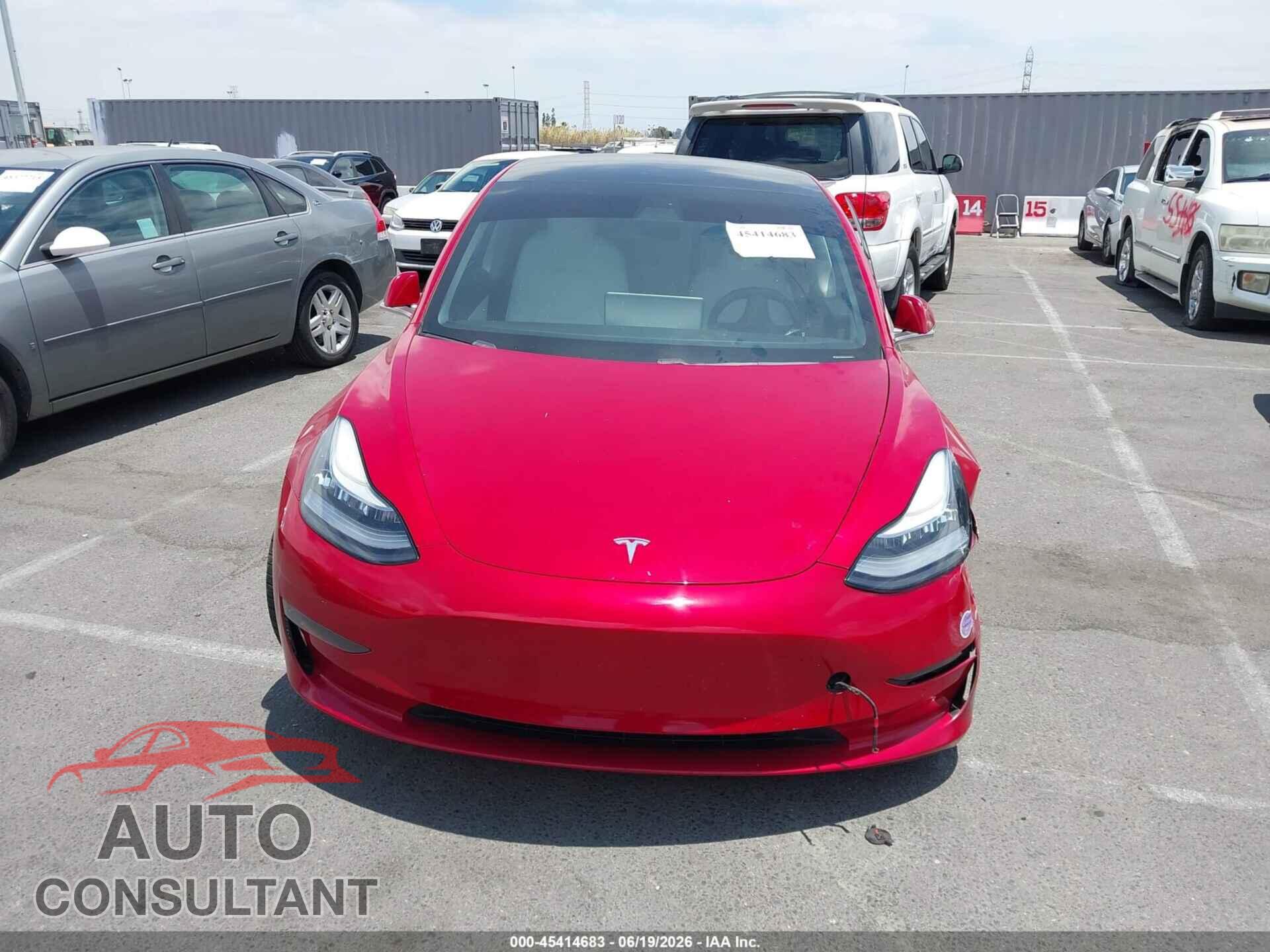 TESLA MODEL 3 2019 - 5YJ3E1EA5KF402784