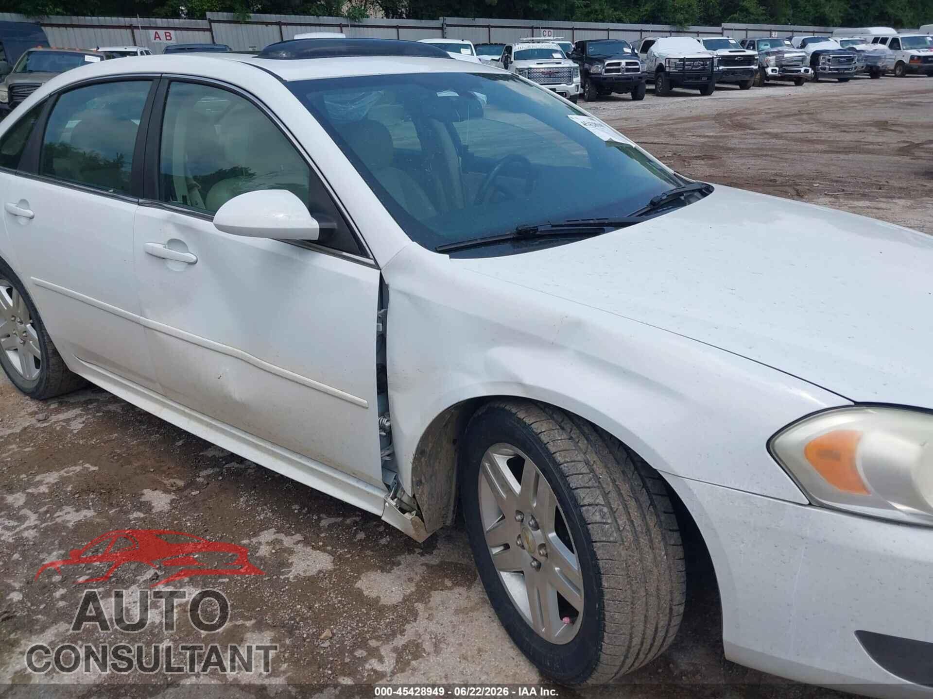 CHEVROLET IMPALA 2011 - 2G1WG5EK1B1107135