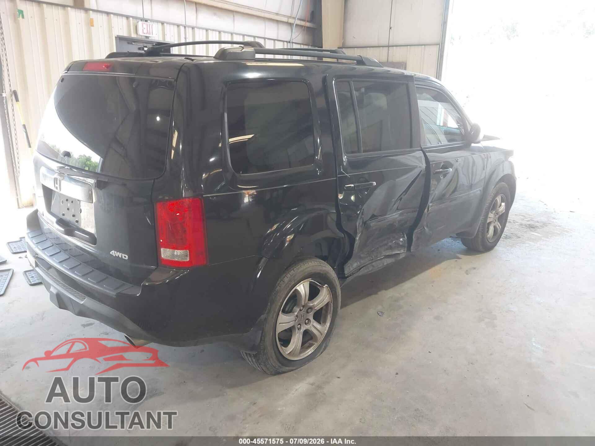 HONDA PILOT 2014 - 5FNYF4H44EB034810