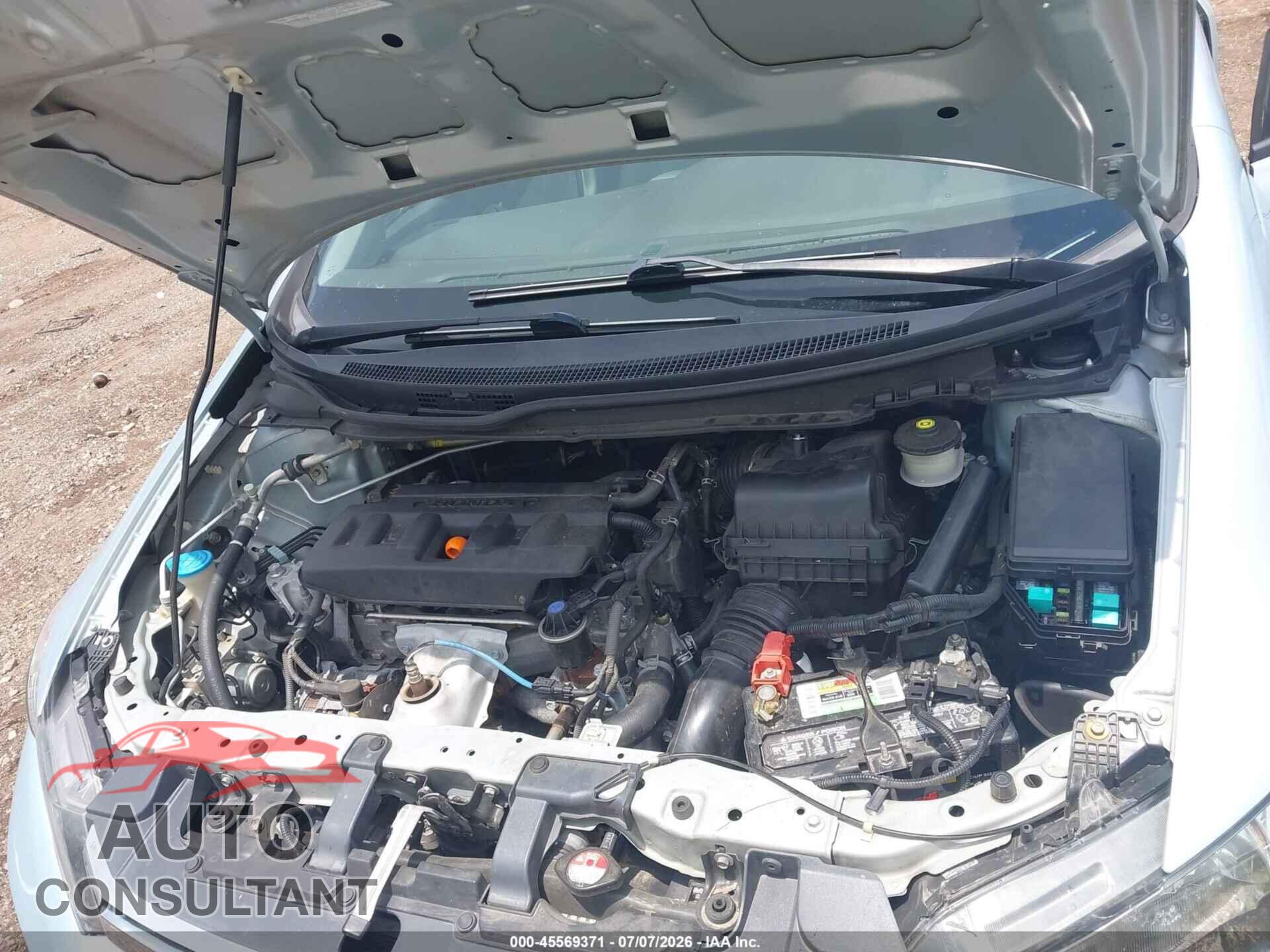HONDA CIVIC 2012 - 19XFB2F5XCE018942