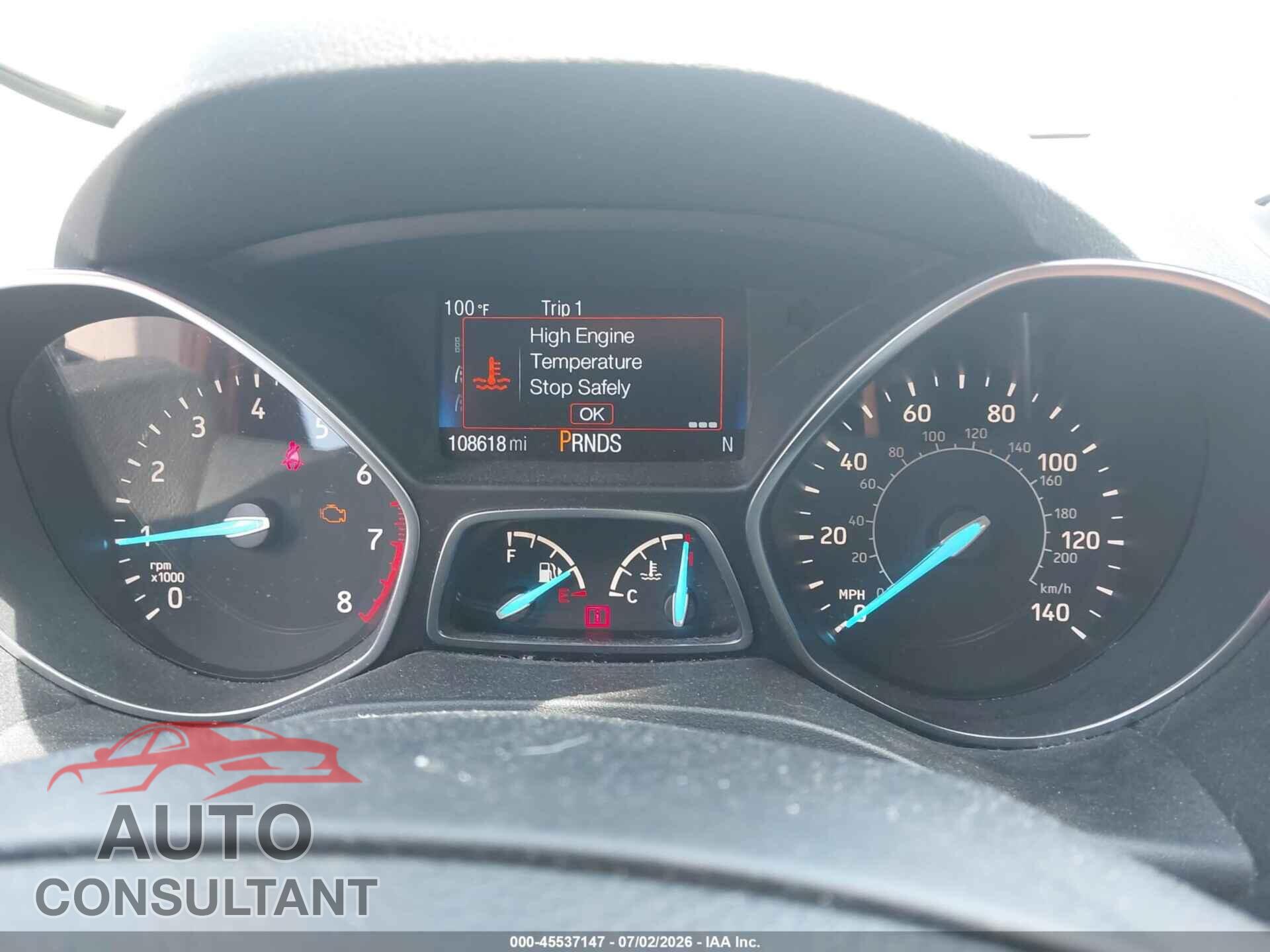 FORD ESCAPE 2017 - 1FMCU0JD0HUD92268