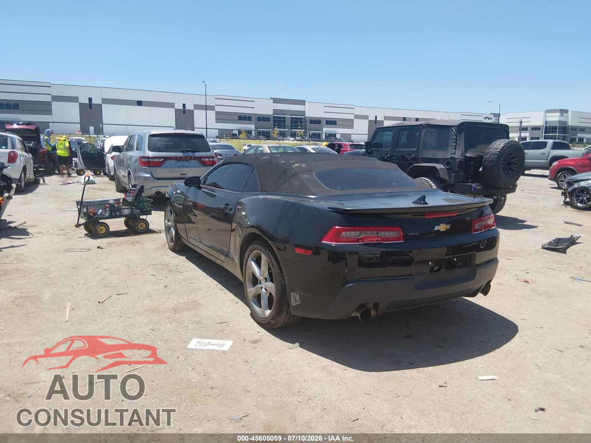 CHEVROLET CAMARO 2014 - 2G1FC3D36E9191176